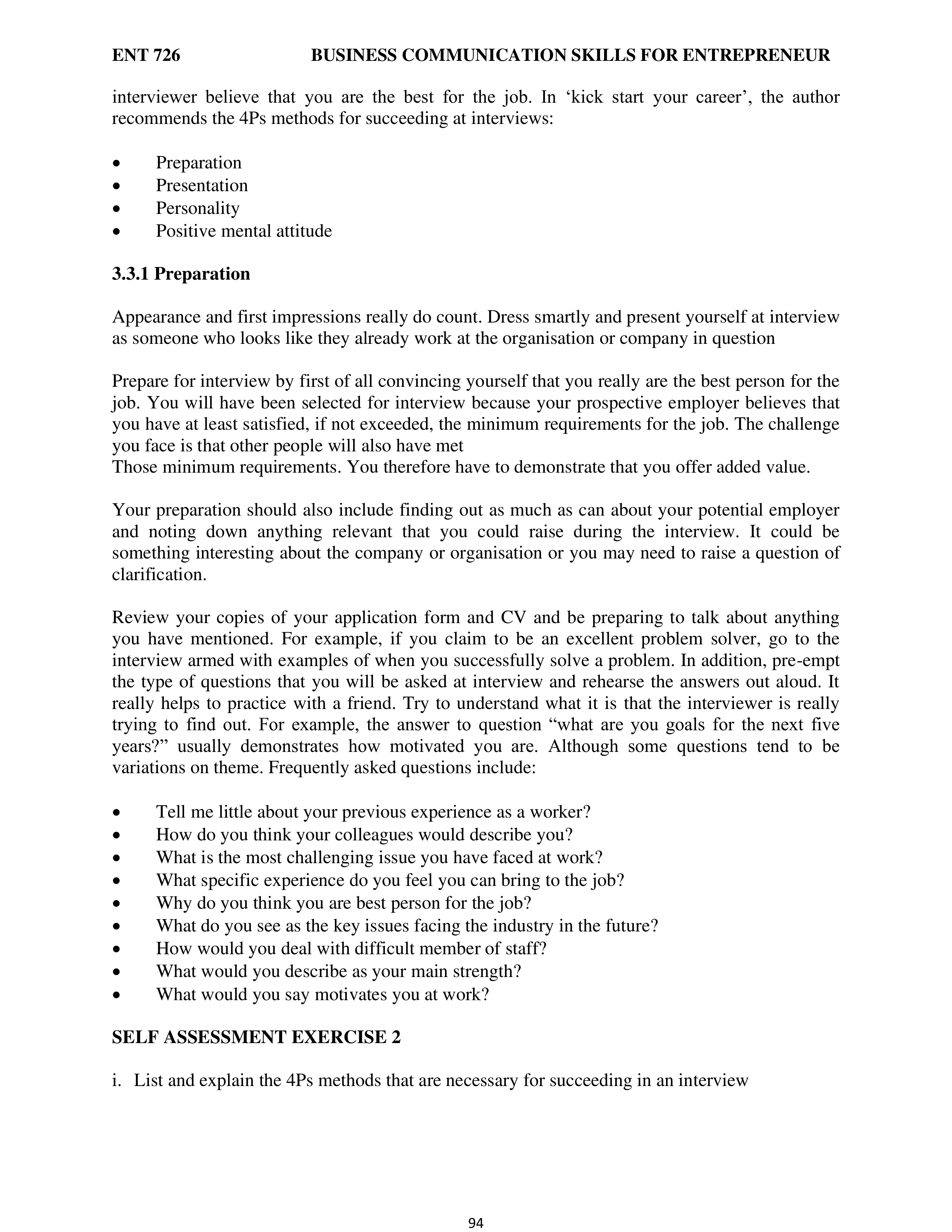 Communication Skills for Entrepreneurs — page 102