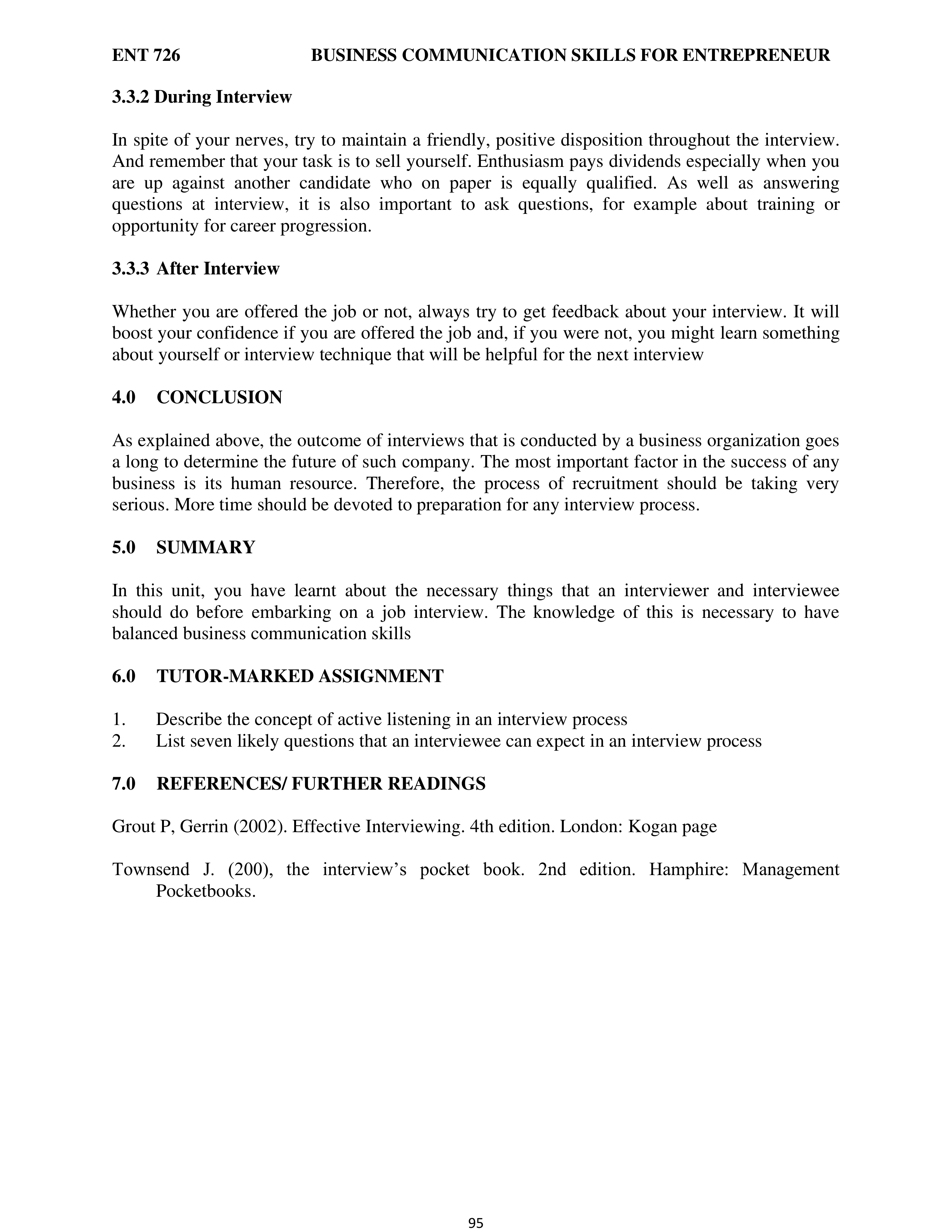 Communication Skills for Entrepreneurs — page 103
