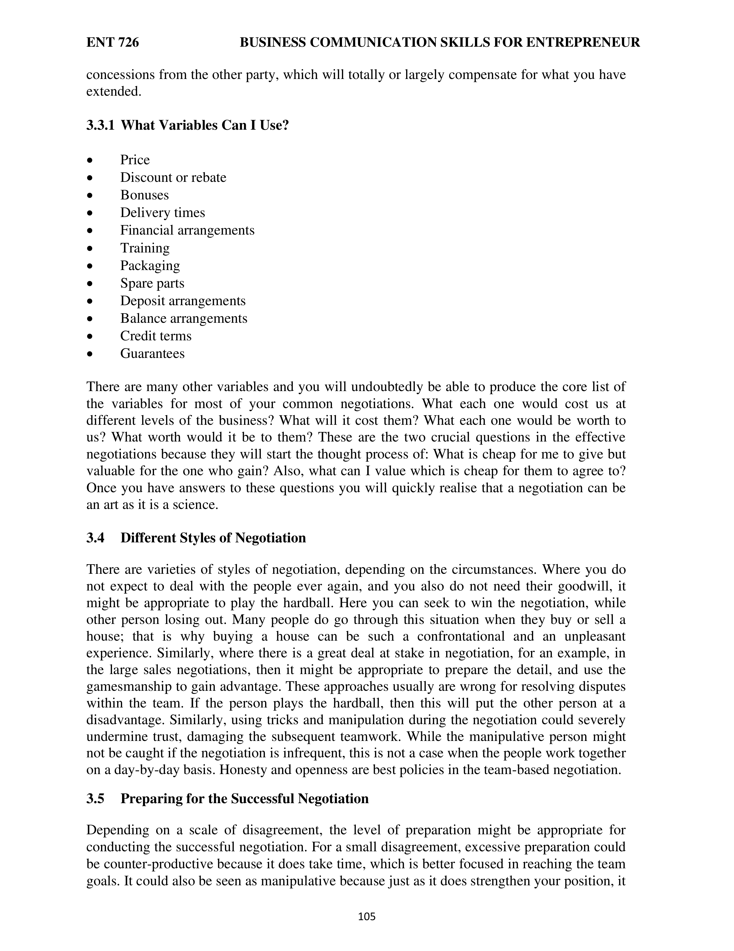 Communication Skills for Entrepreneurs — page 113