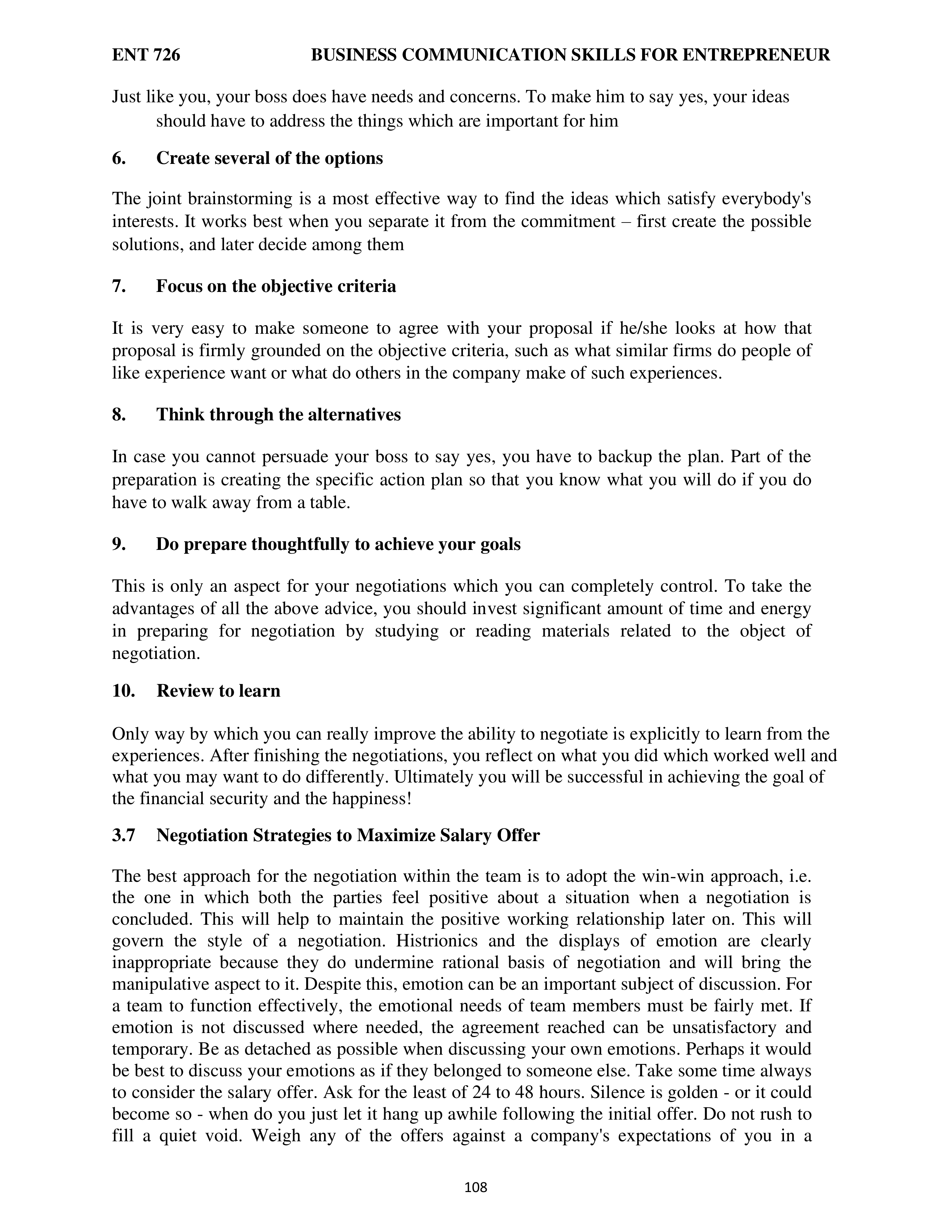 Communication Skills for Entrepreneurs — page 116