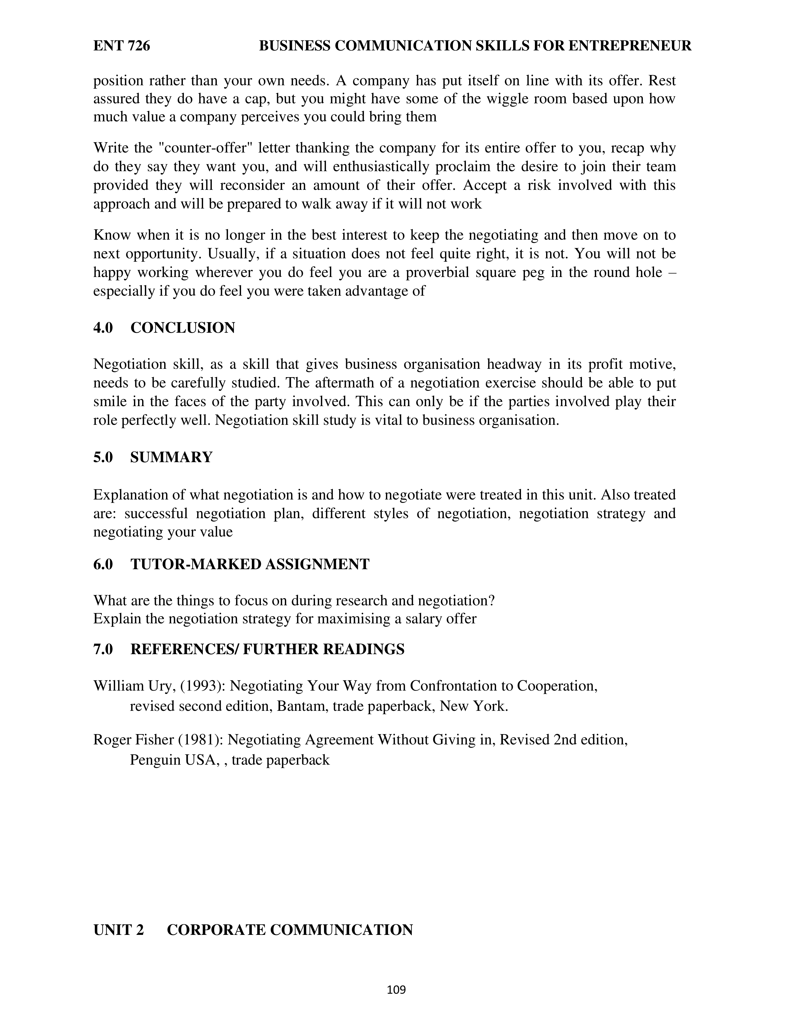 Communication Skills for Entrepreneurs — page 117