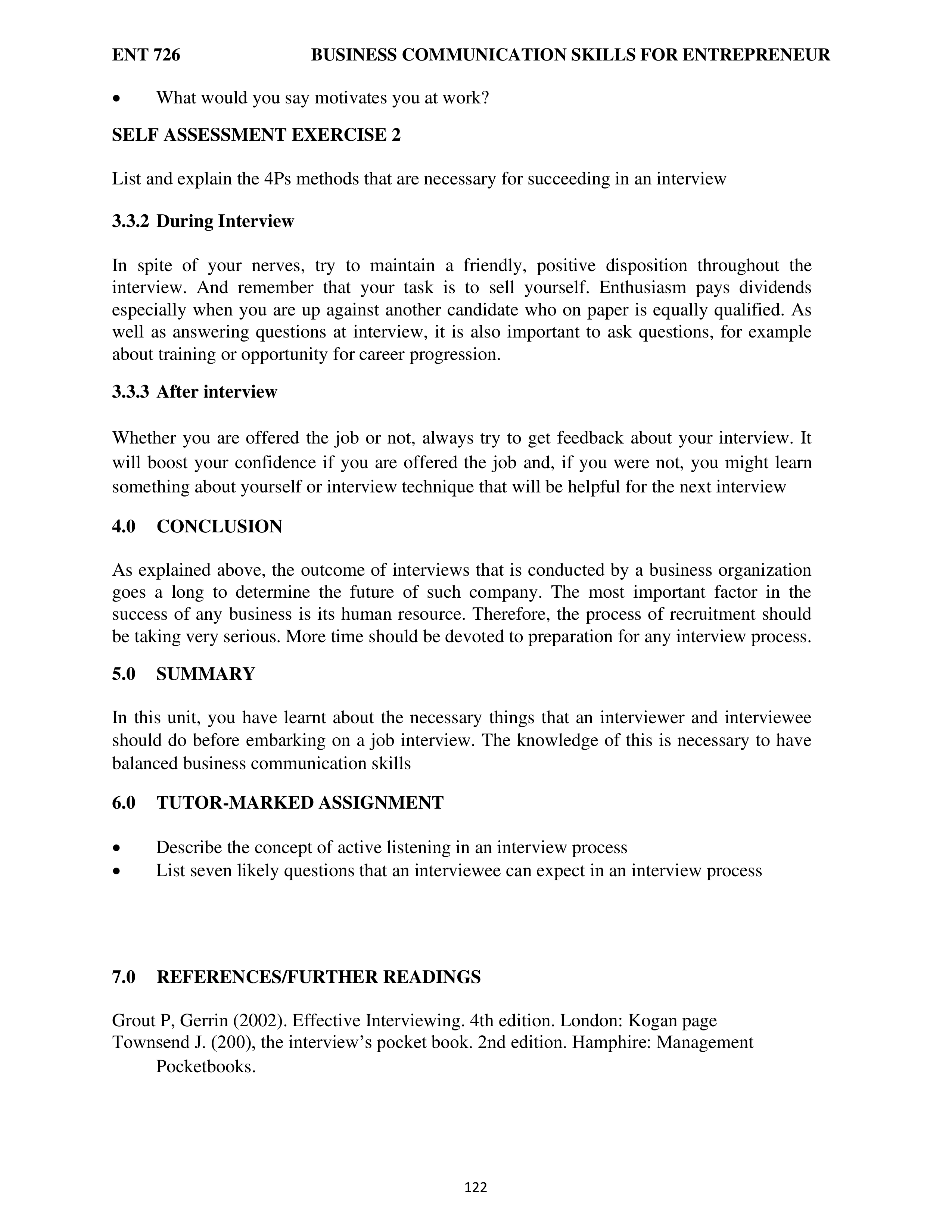 Communication Skills for Entrepreneurs — page 130
