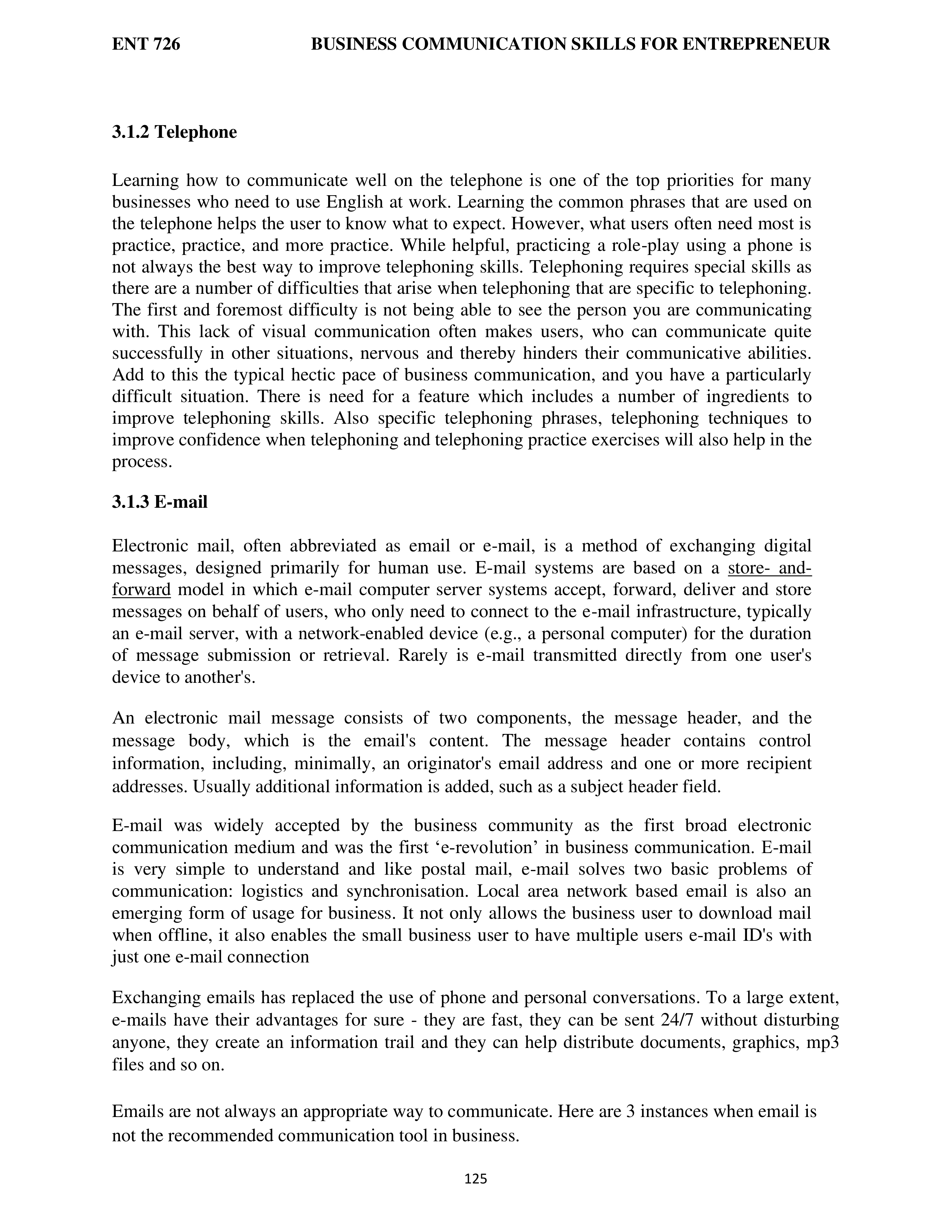 Communication Skills for Entrepreneurs — page 133