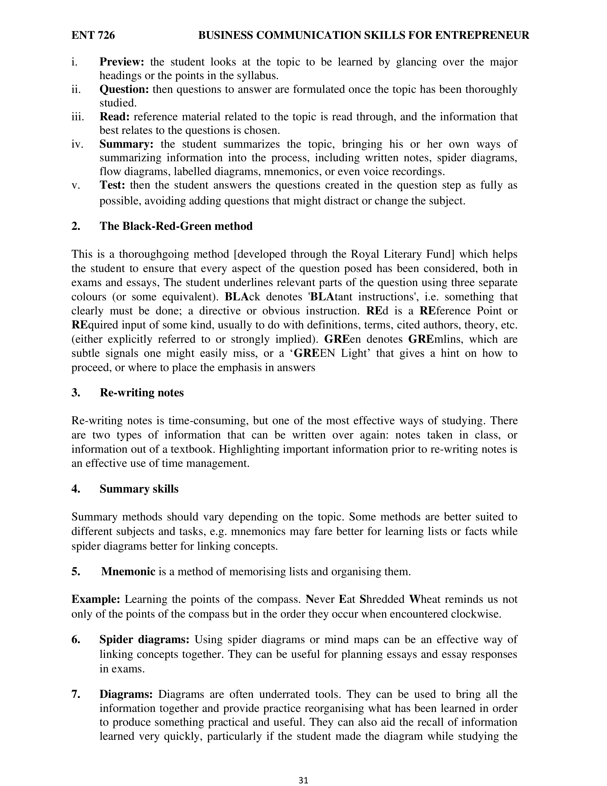 Communication Skills for Entrepreneurs — page 39