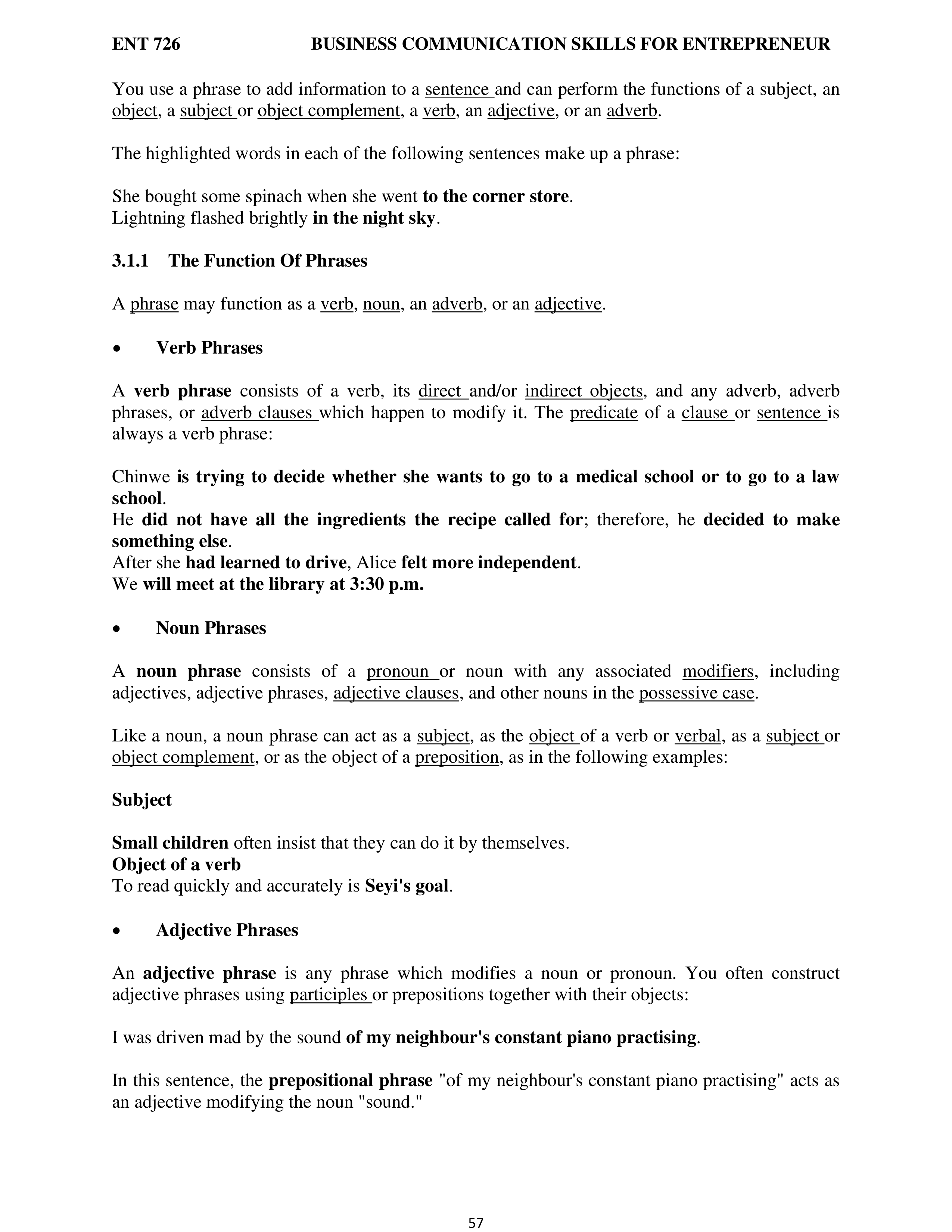 Communication Skills for Entrepreneurs — page 65