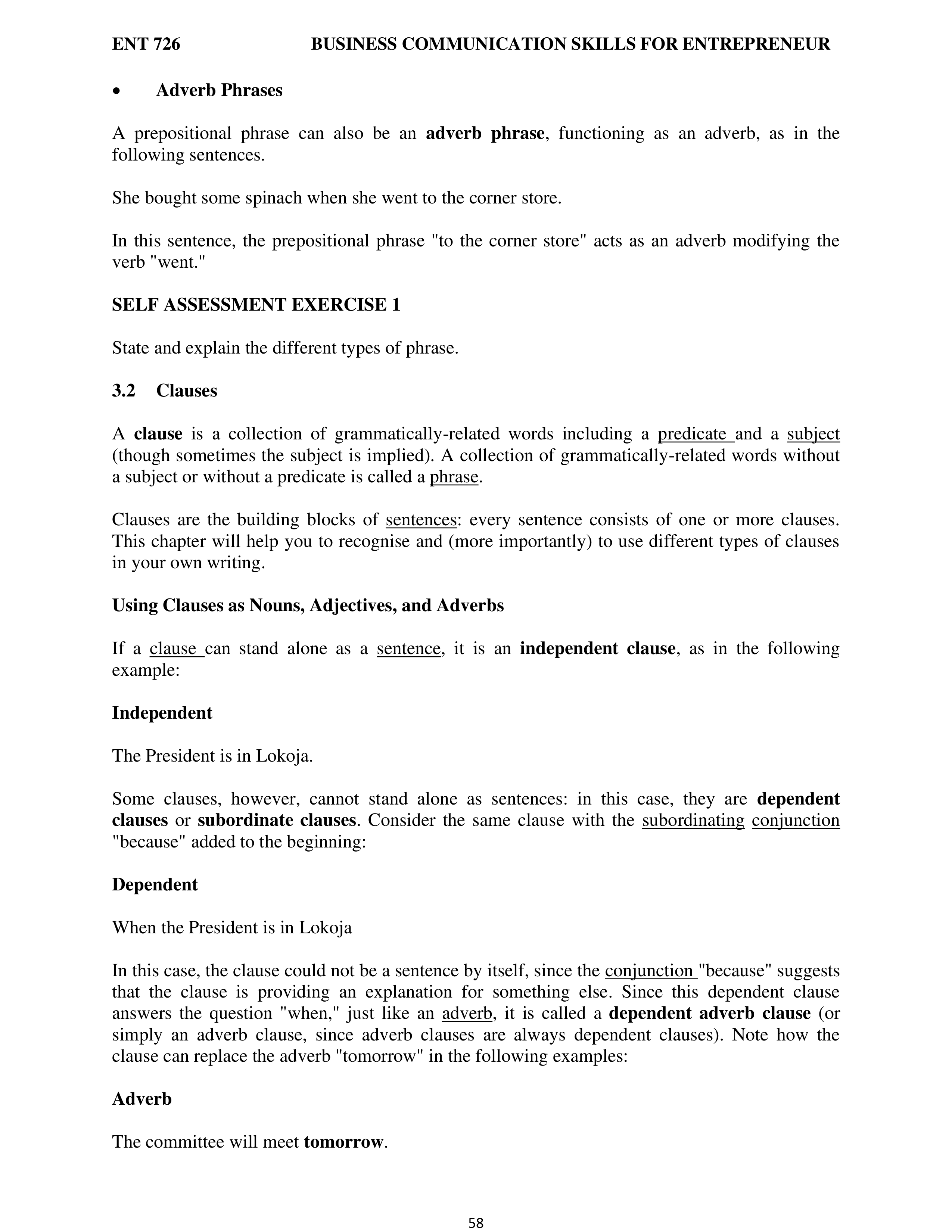 Communication Skills for Entrepreneurs — page 66