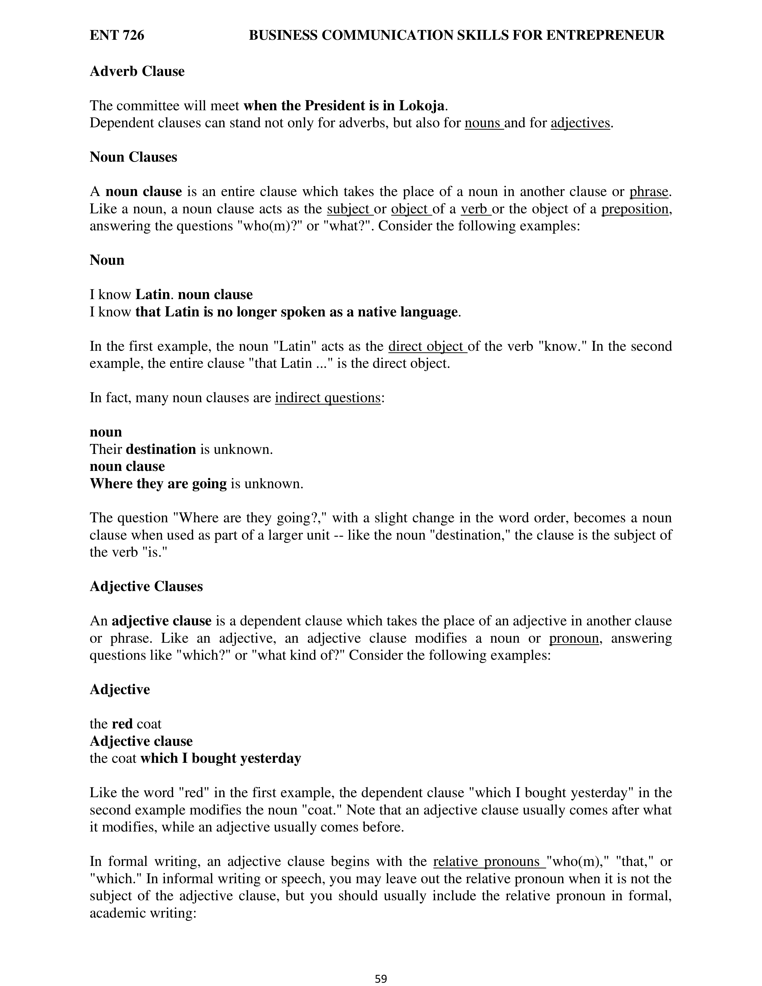 Communication Skills for Entrepreneurs — page 67