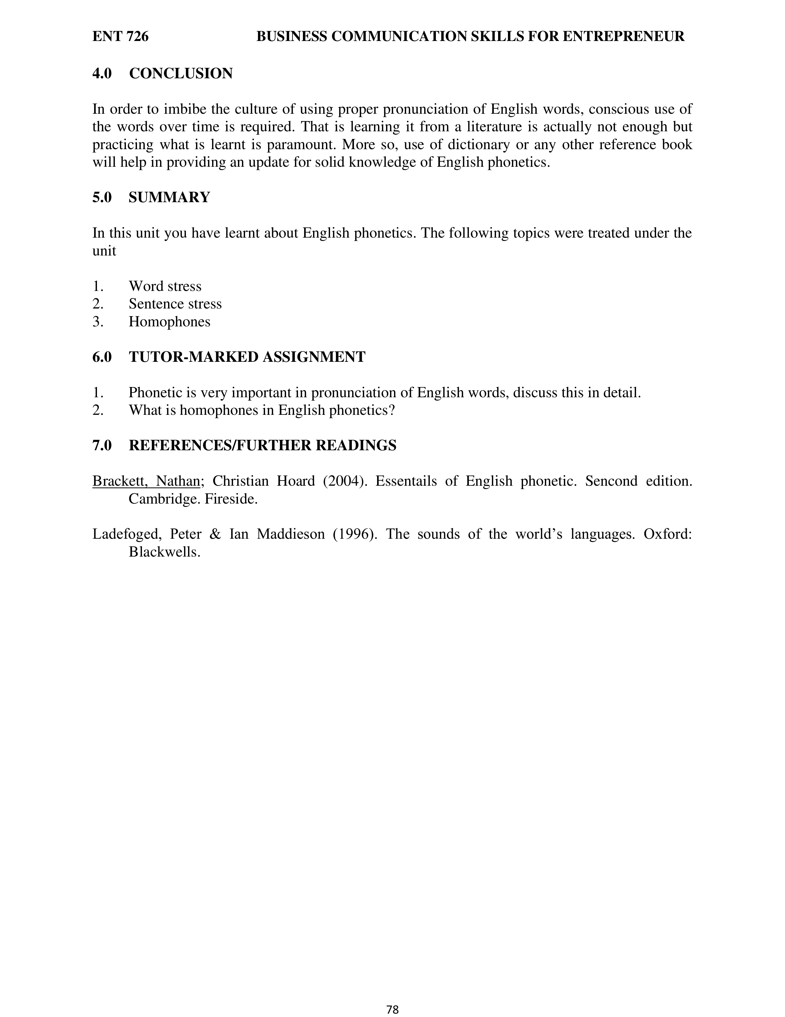 Communication Skills for Entrepreneurs — page 86