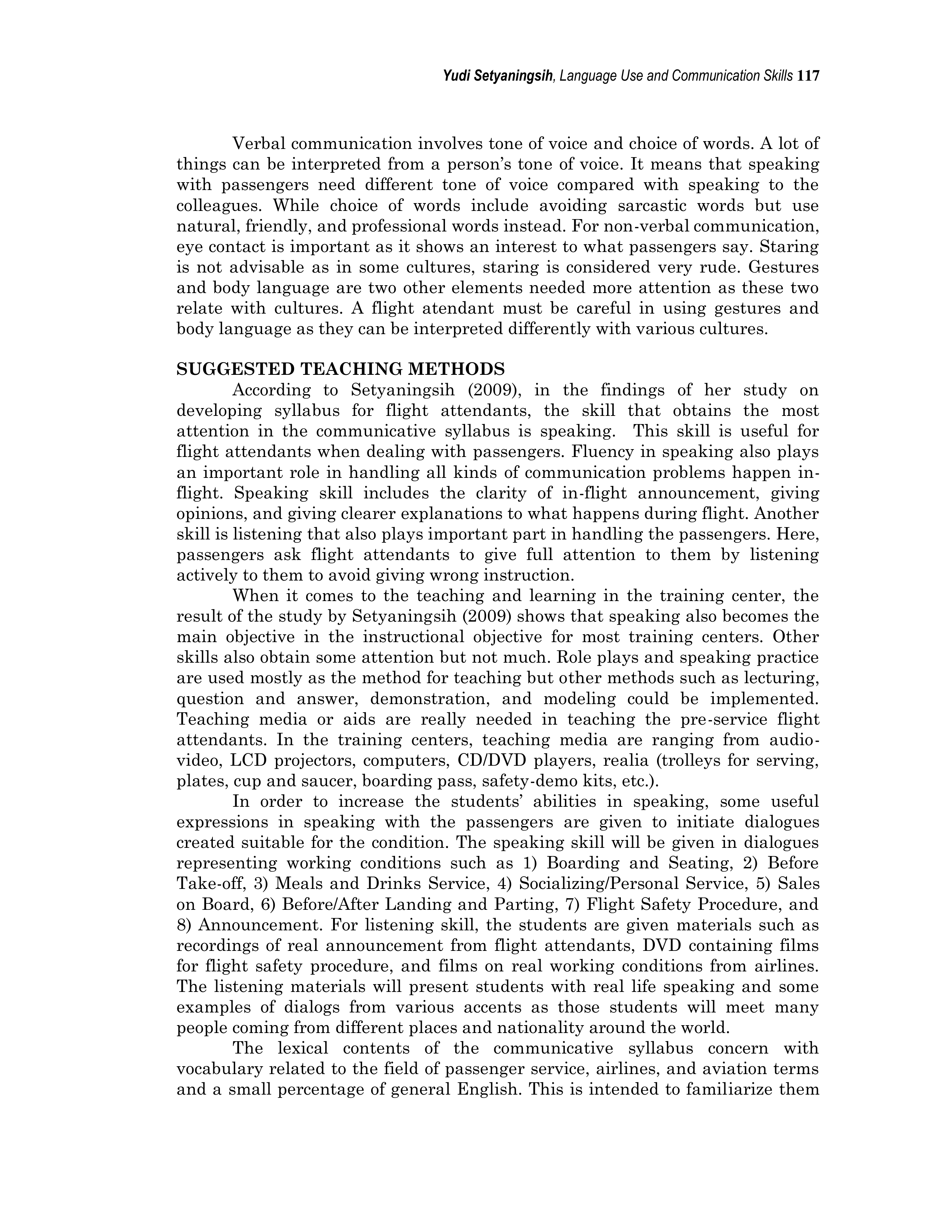 Communication Skills for Flight Attendants — page 5