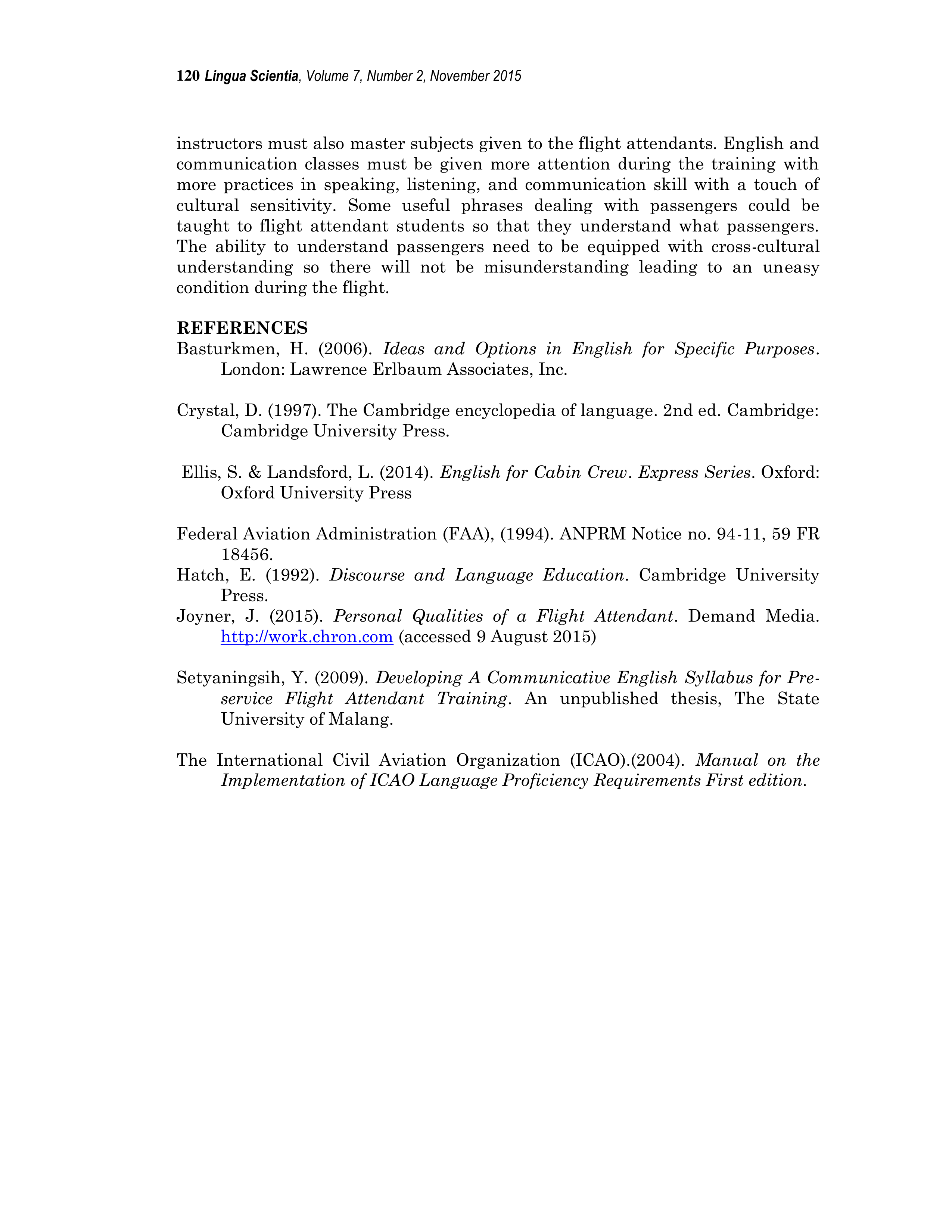Communication Skills for Flight Attendants — page 8