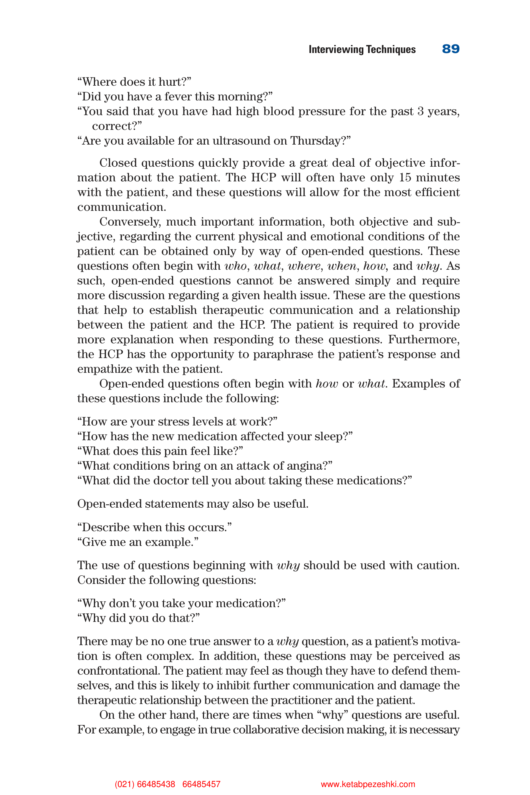 Communication Skills for Health Care Professionals — page 104