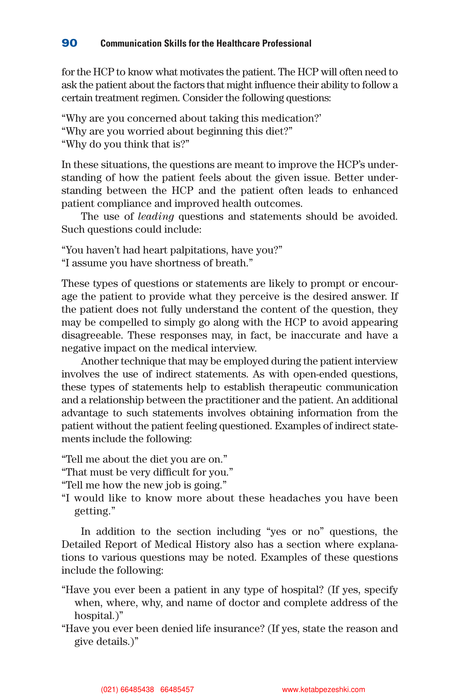 Communication Skills for Health Care Professionals — page 105