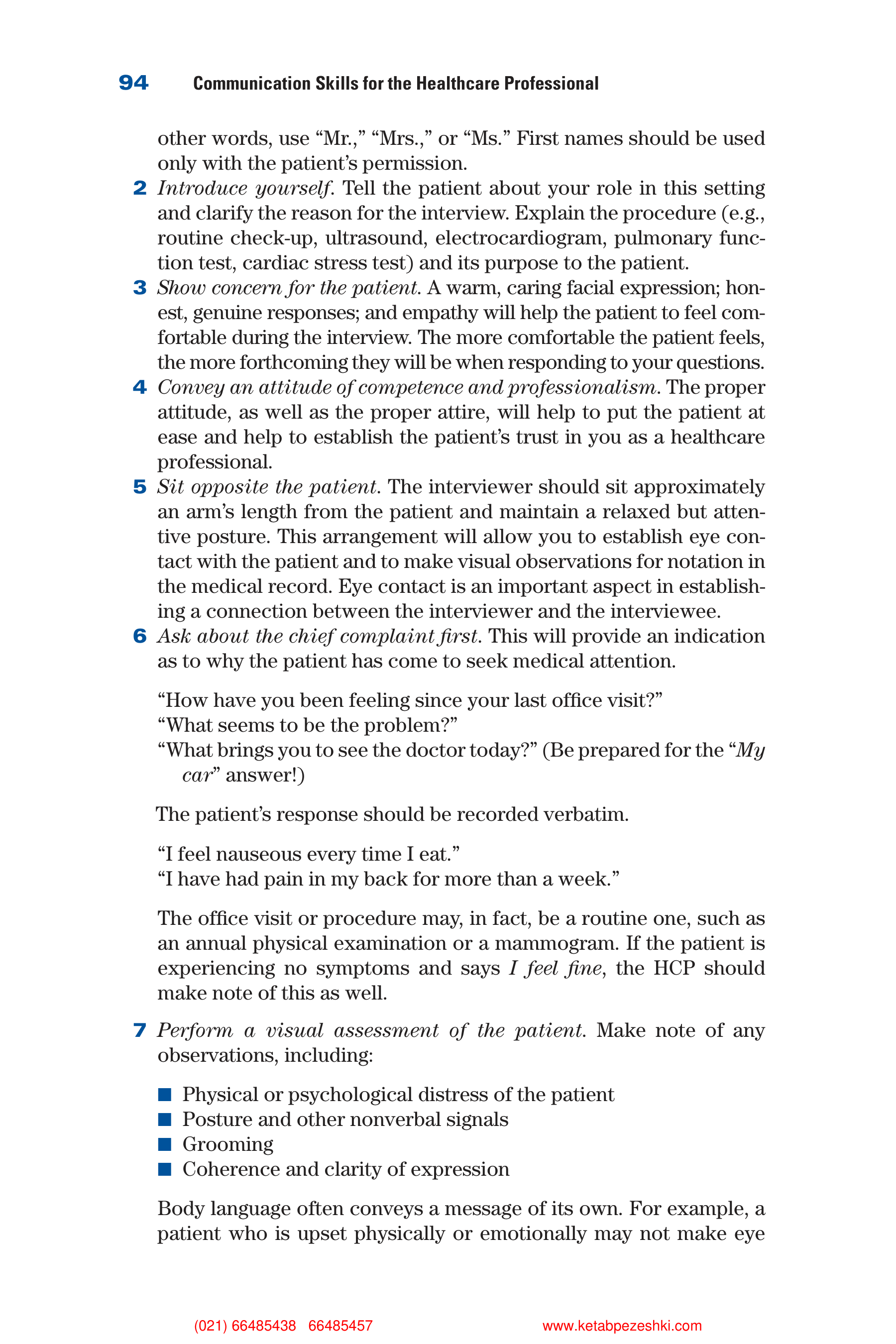 Communication Skills for Health Care Professionals — page 109