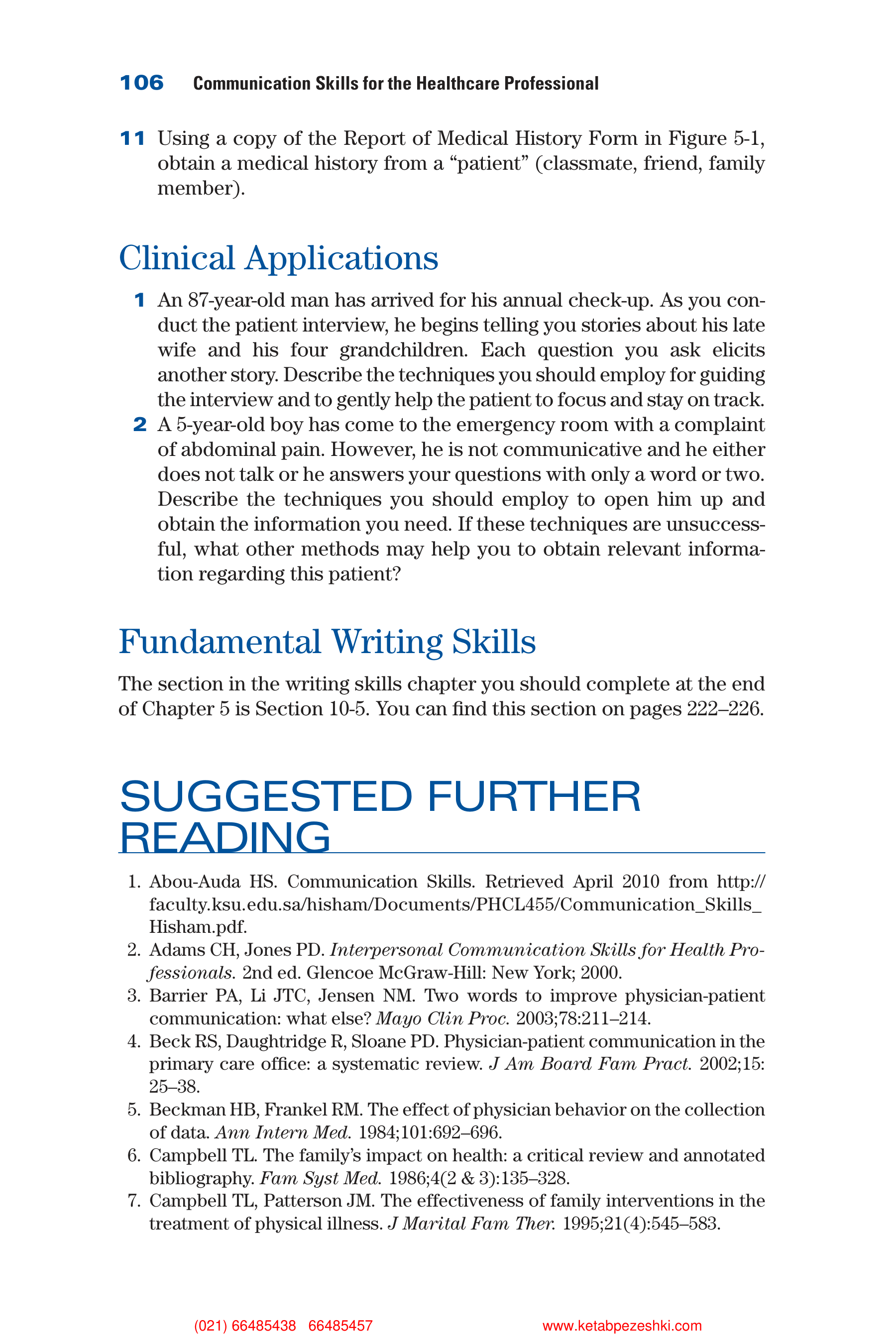 Communication Skills for Health Care Professionals — page 121