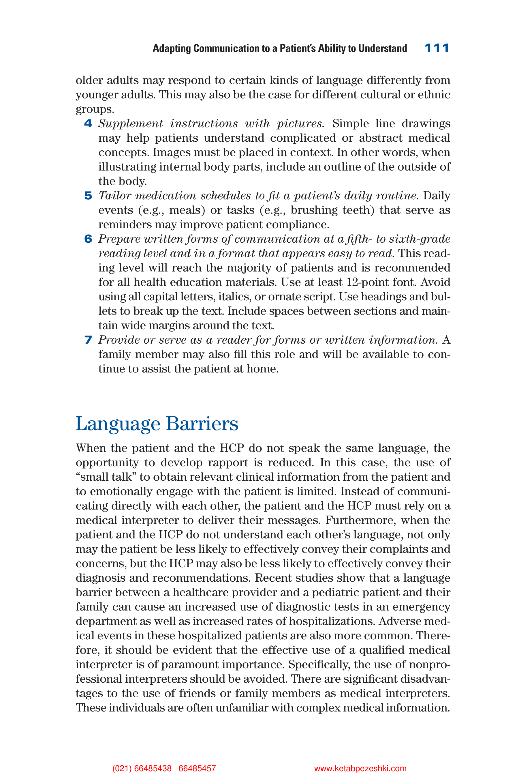 Communication Skills for Health Care Professionals — page 126