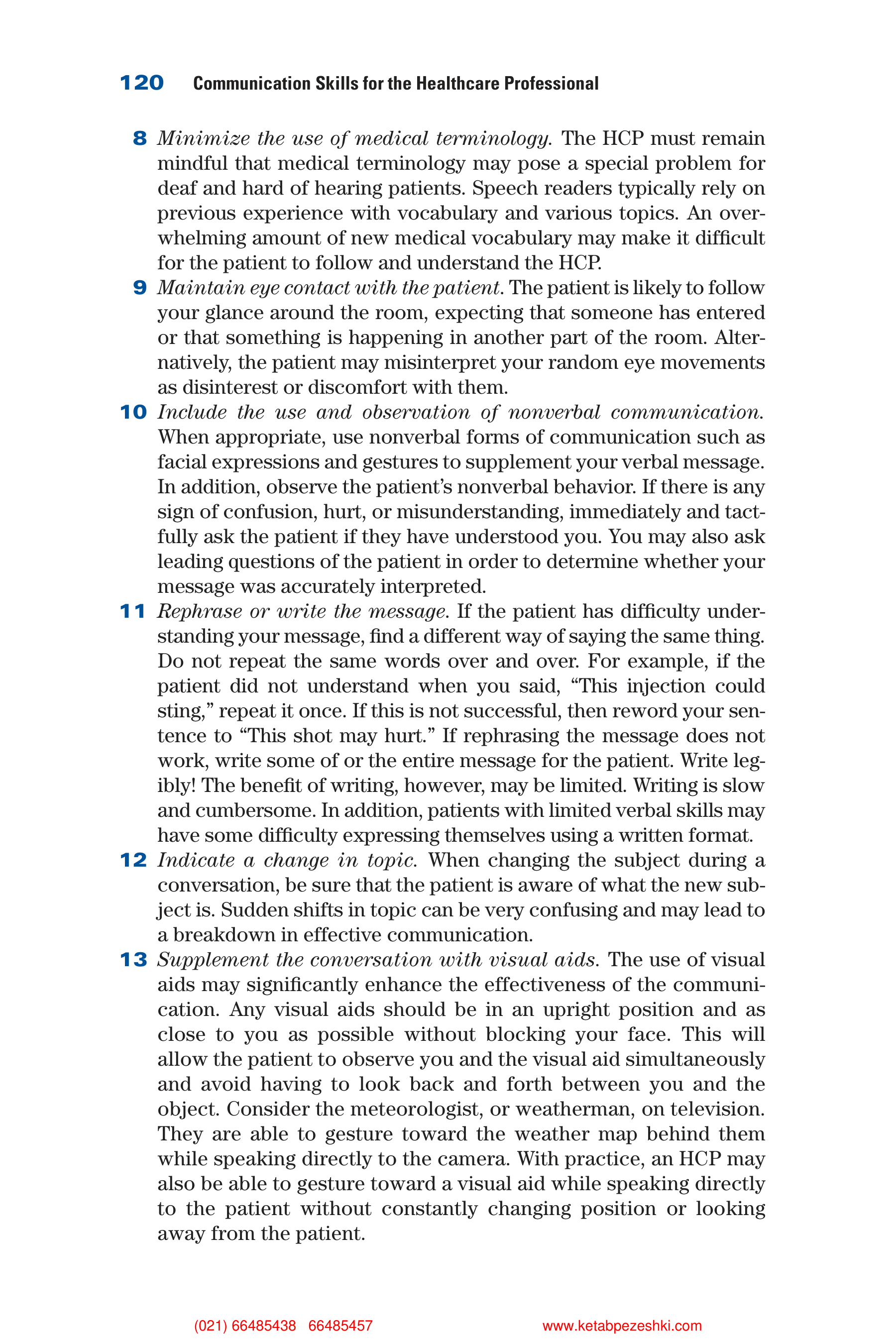 Communication Skills for Health Care Professionals — page 135