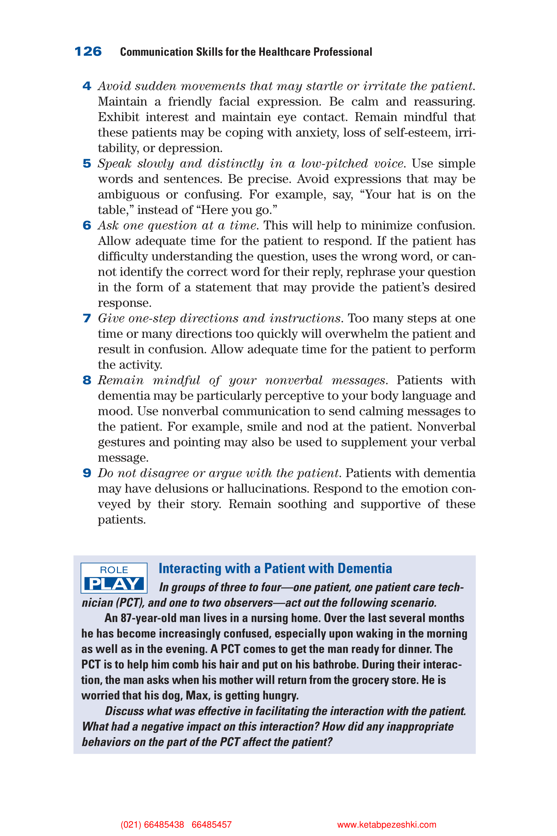 Communication Skills for Health Care Professionals — page 141