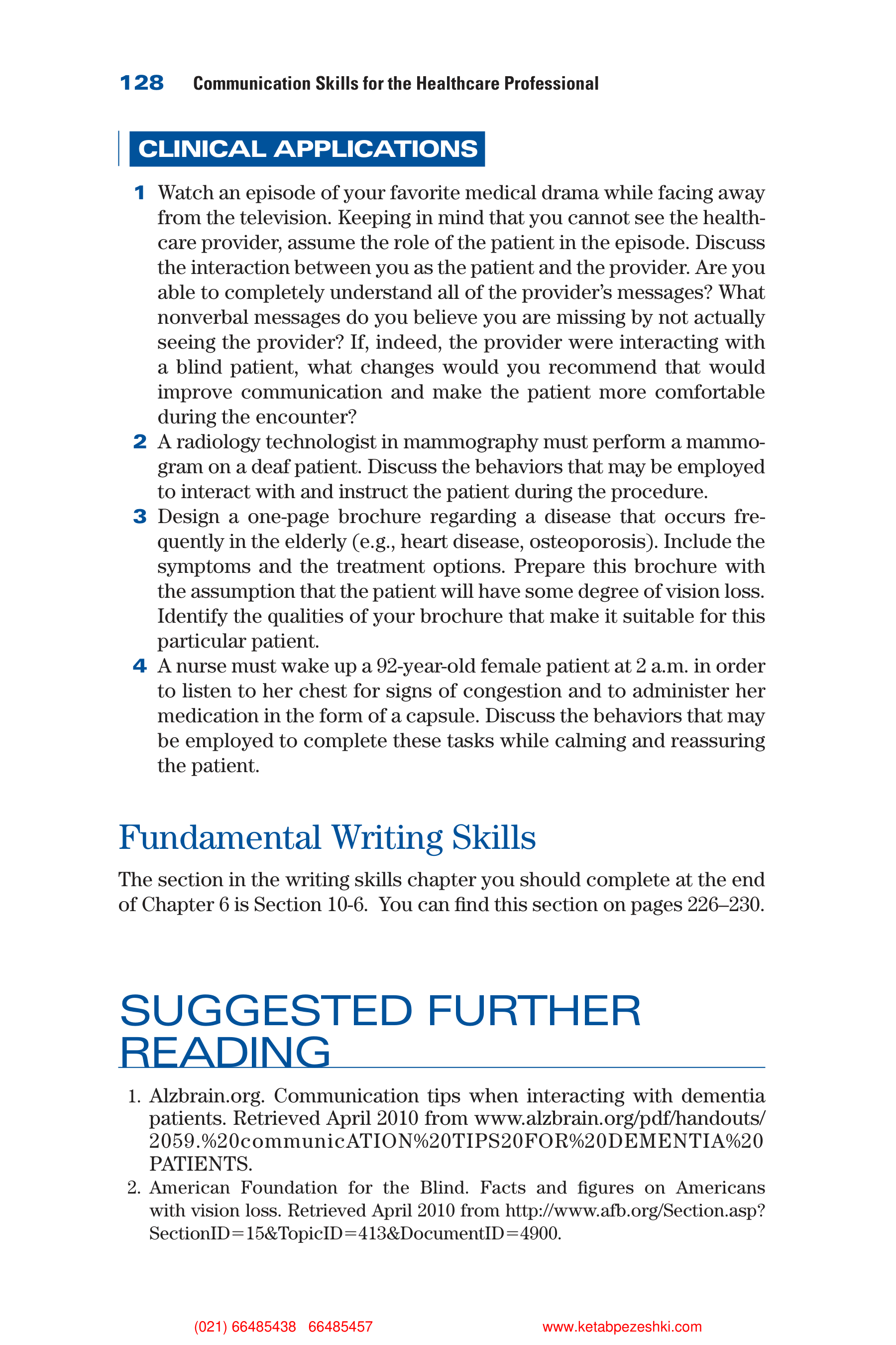 Communication Skills for Health Care Professionals — page 143
