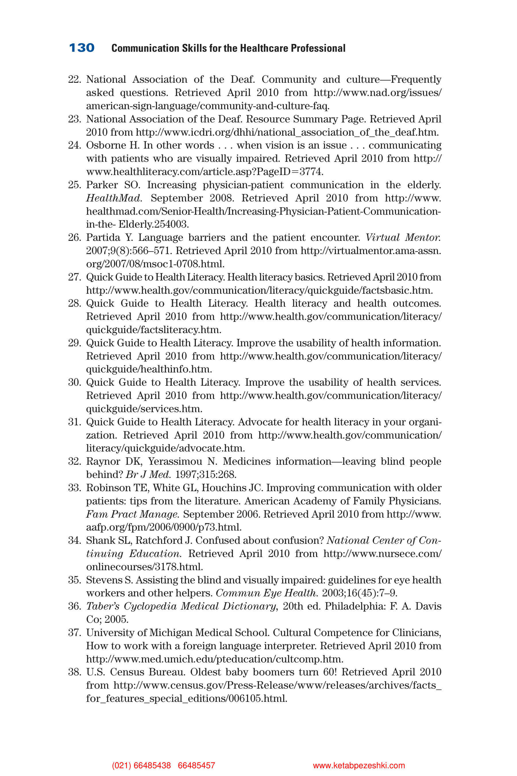 Communication Skills for Health Care Professionals — page 145