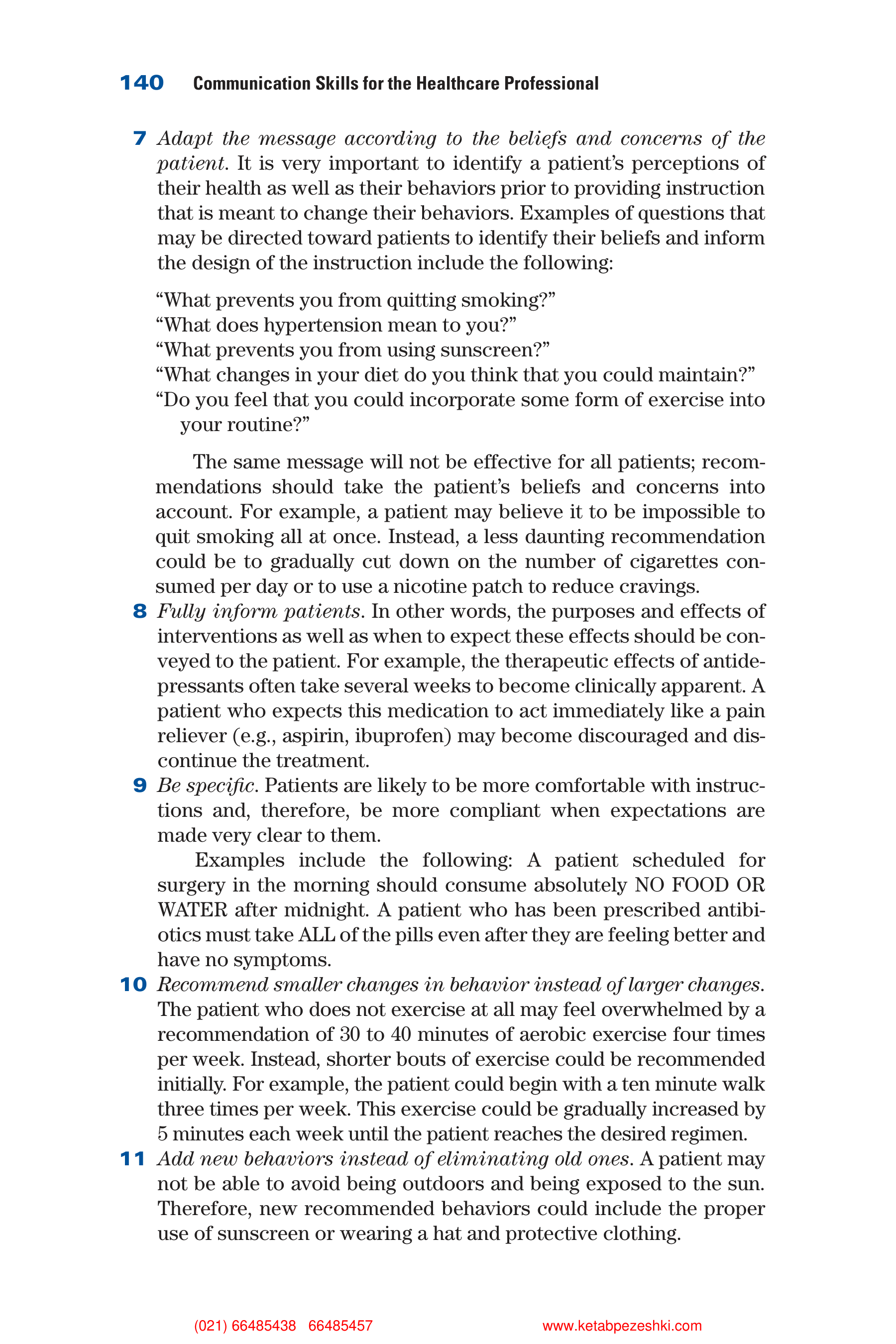 Communication Skills for Health Care Professionals — page 155
