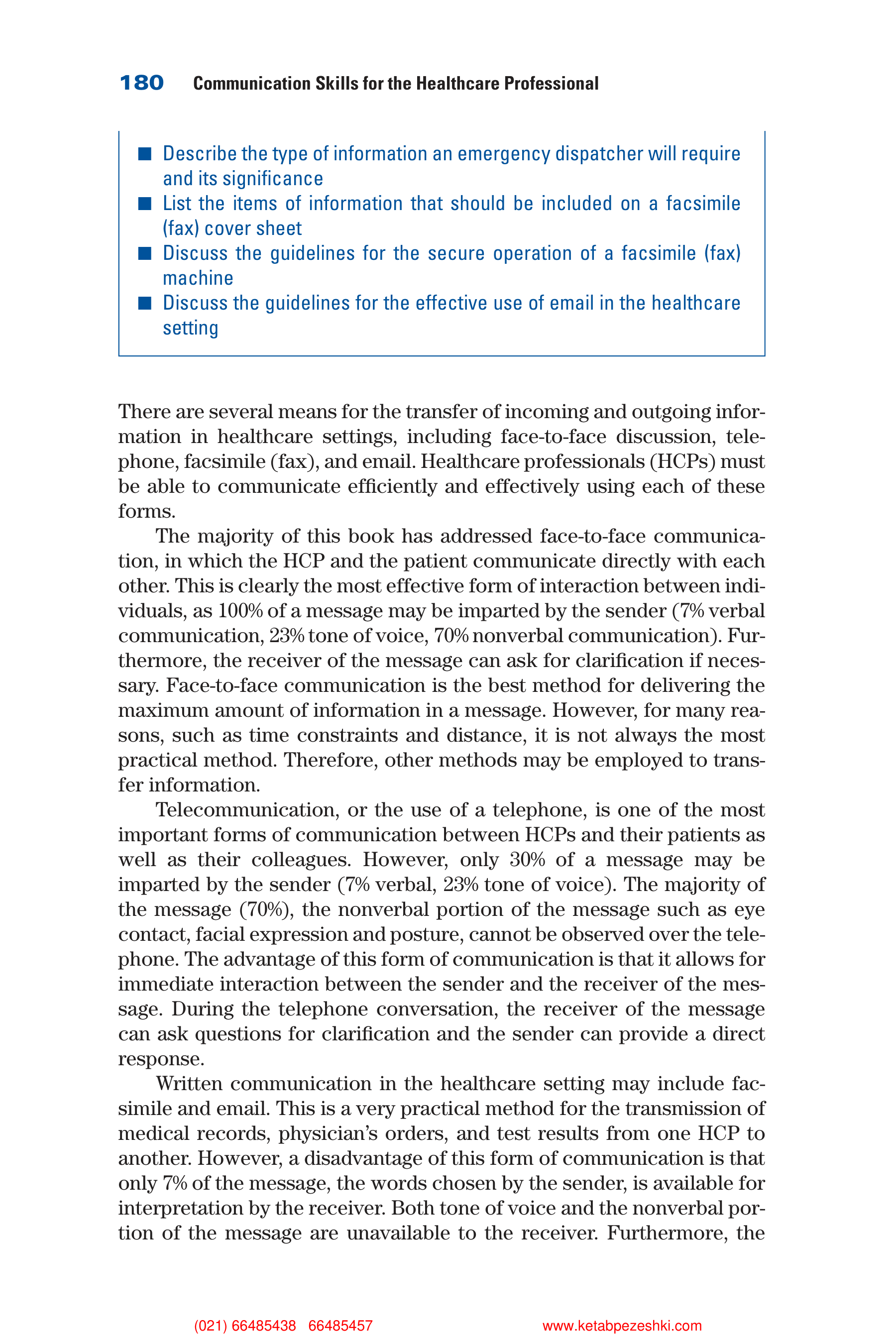 Communication Skills for Health Care Professionals — page 196