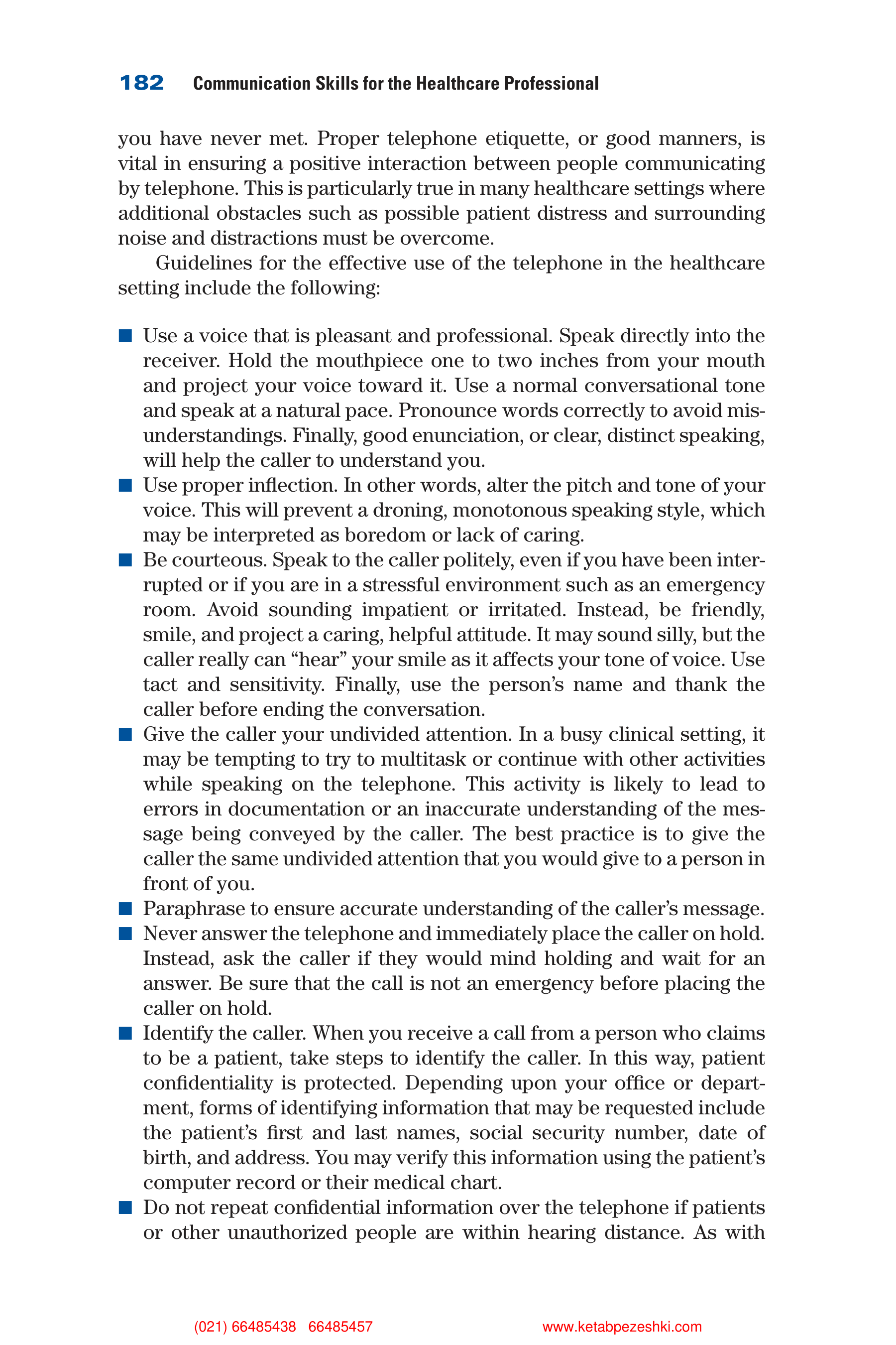 Communication Skills for Health Care Professionals — page 198