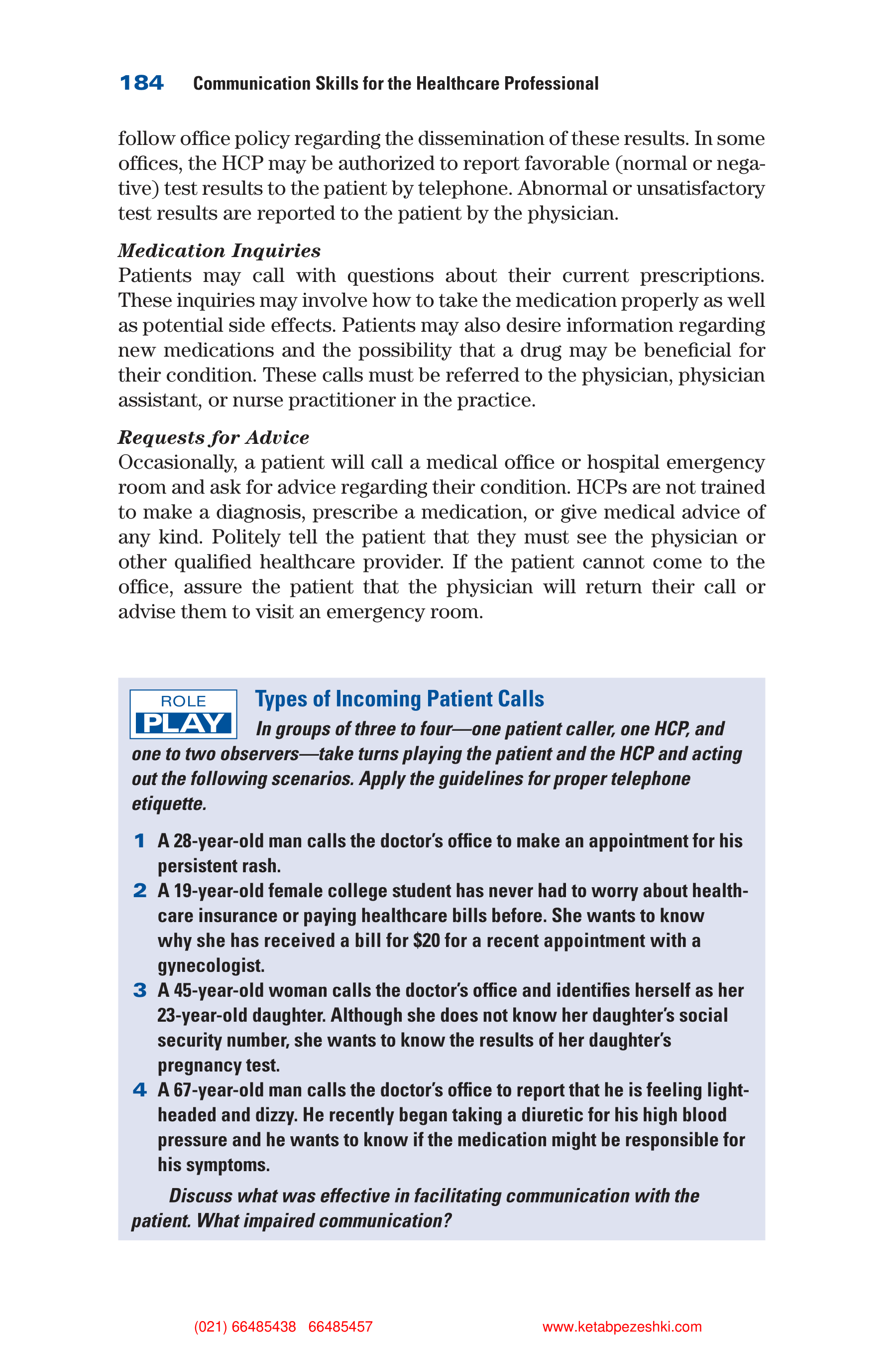 Communication Skills for Health Care Professionals — page 200