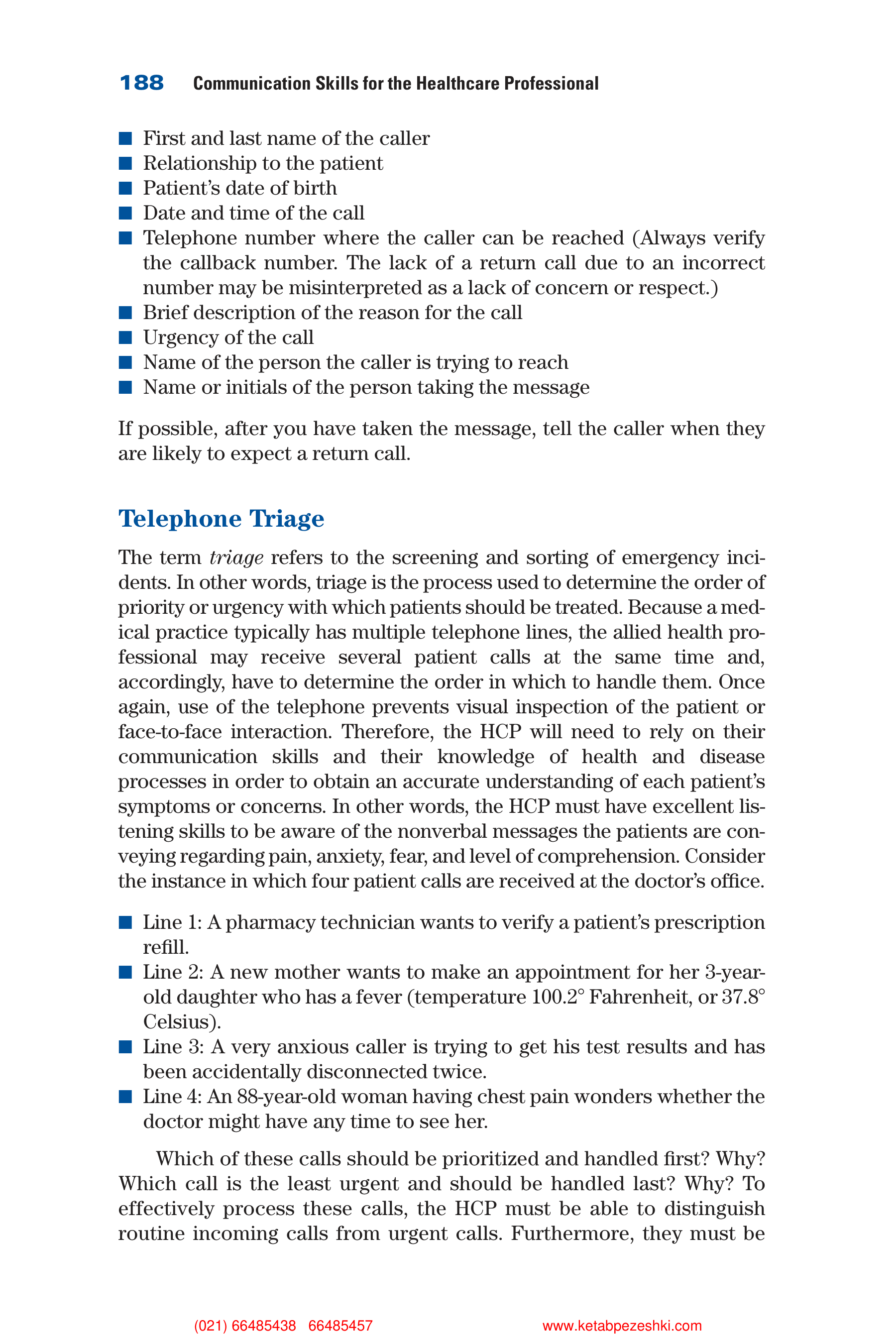 Communication Skills for Health Care Professionals — page 204
