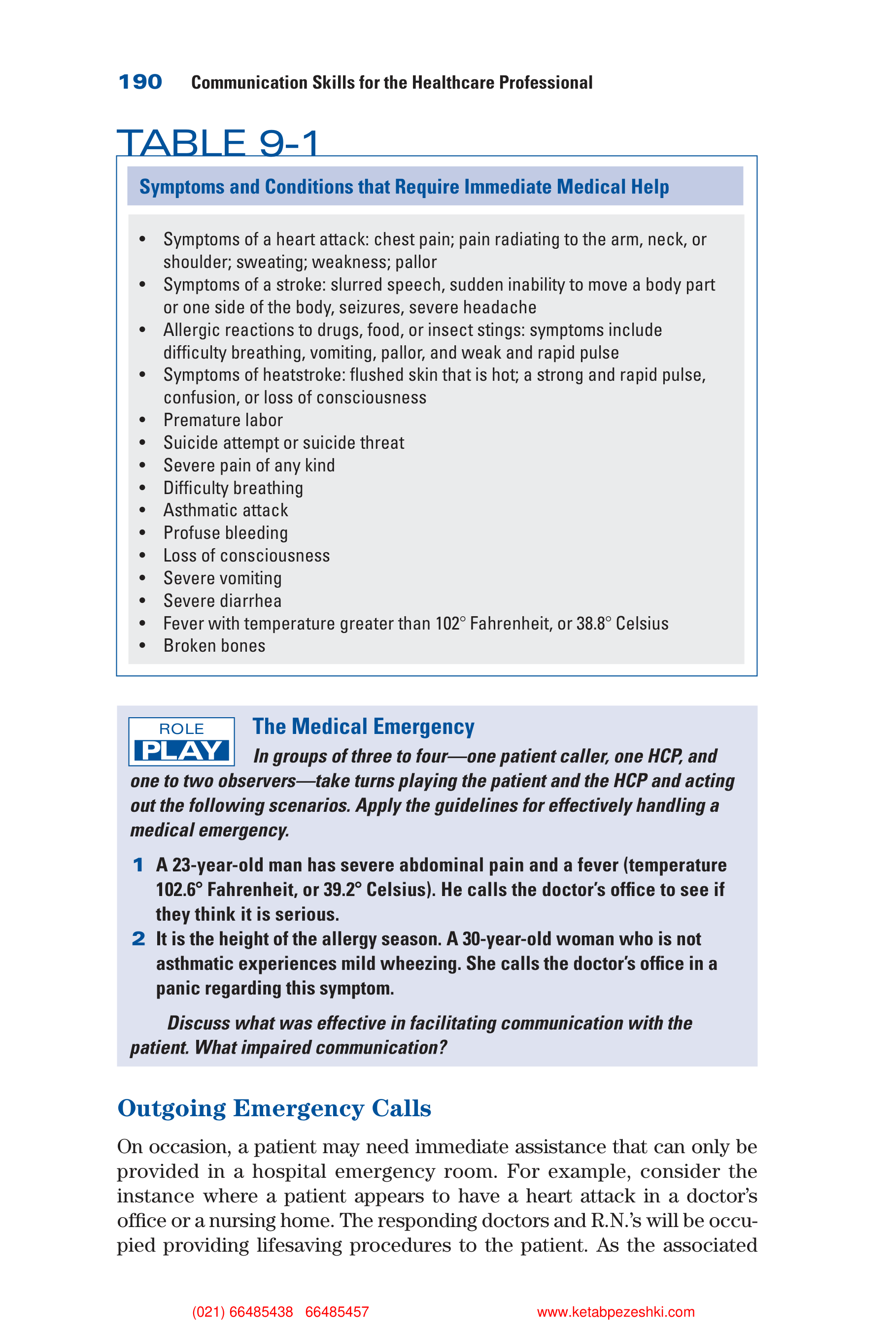 Communication Skills for Health Care Professionals — page 206