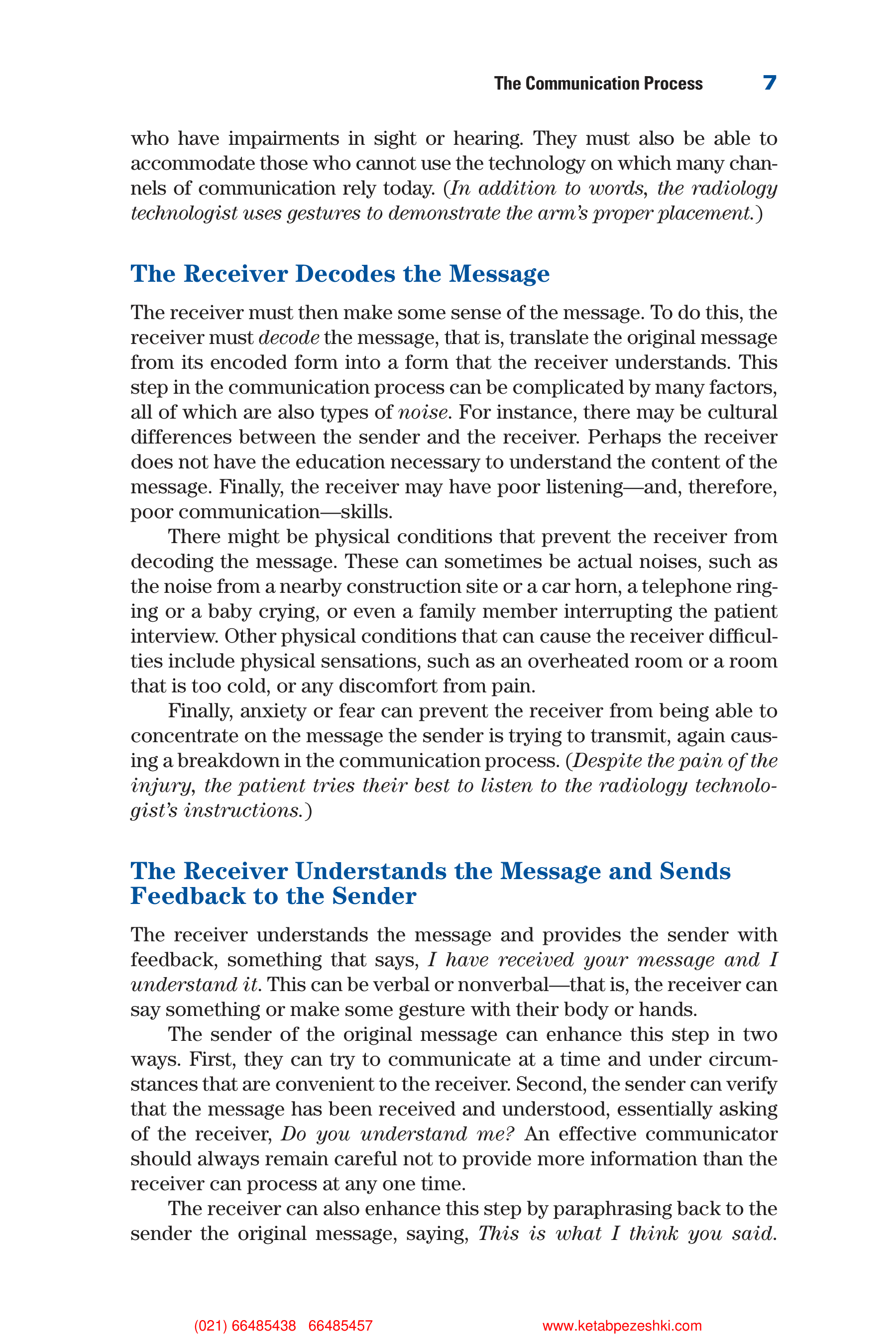 Communication Skills for Health Care Professionals — page 22