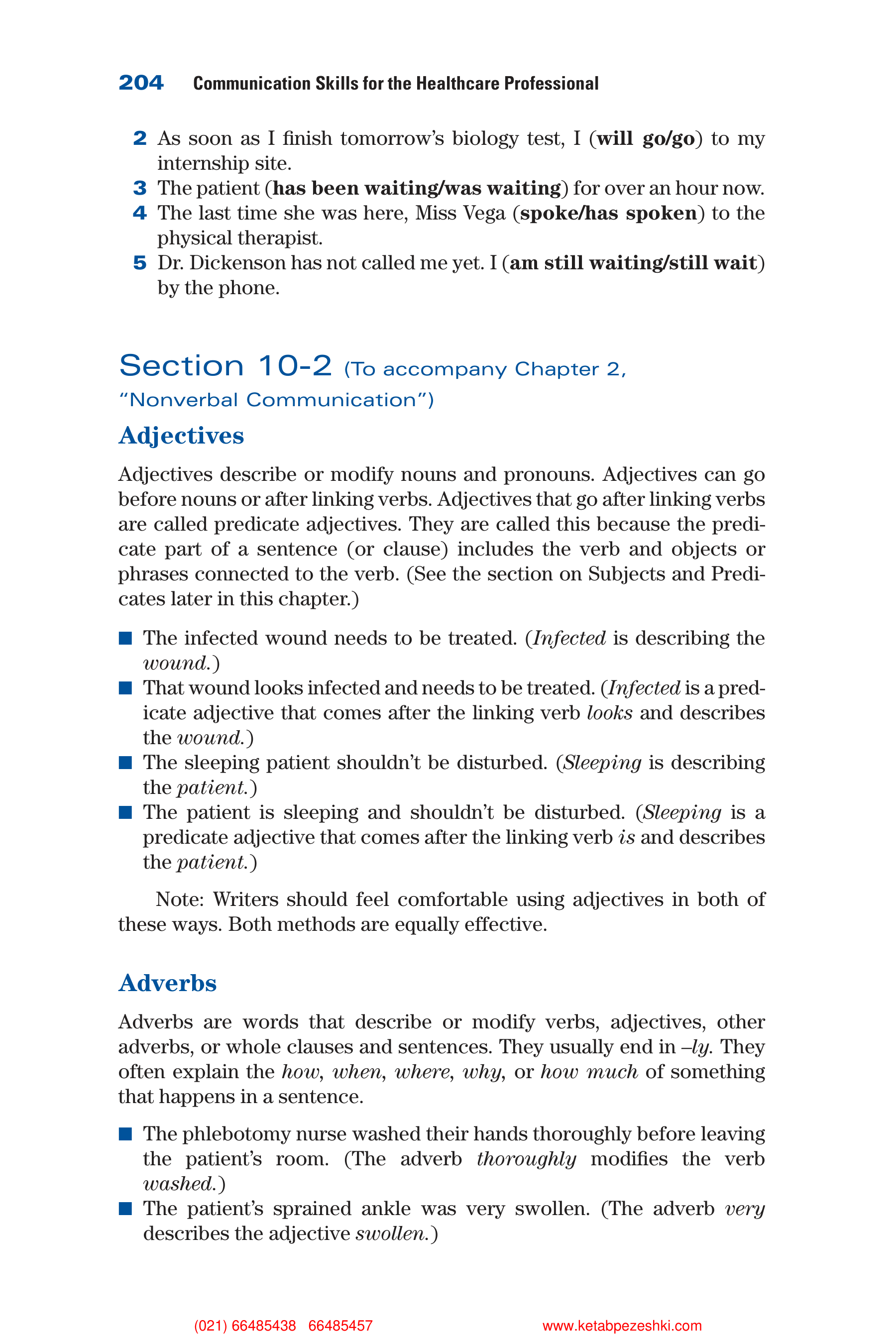 Communication Skills for Health Care Professionals — page 220