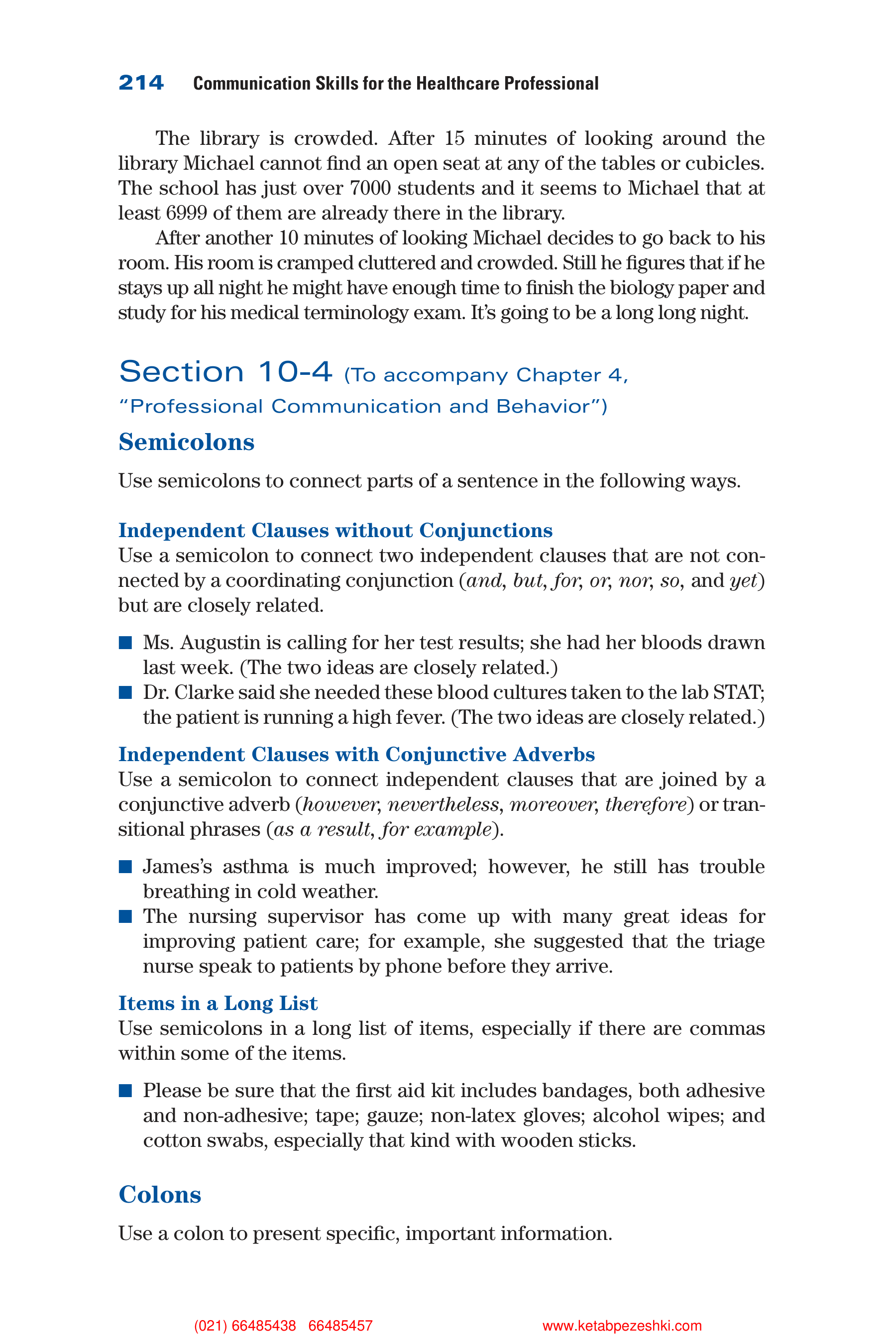 Communication Skills for Health Care Professionals — page 230