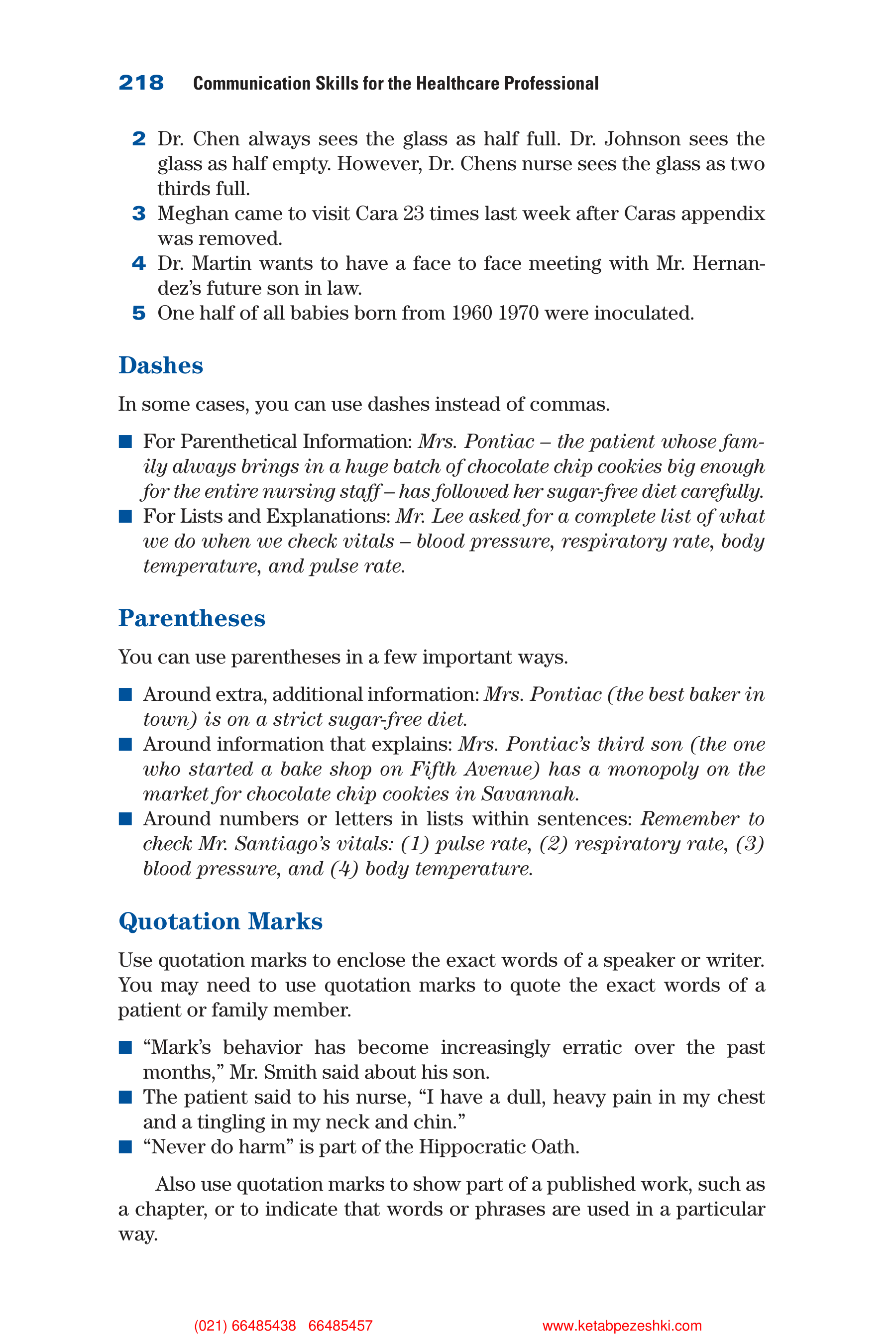 Communication Skills for Health Care Professionals — page 234
