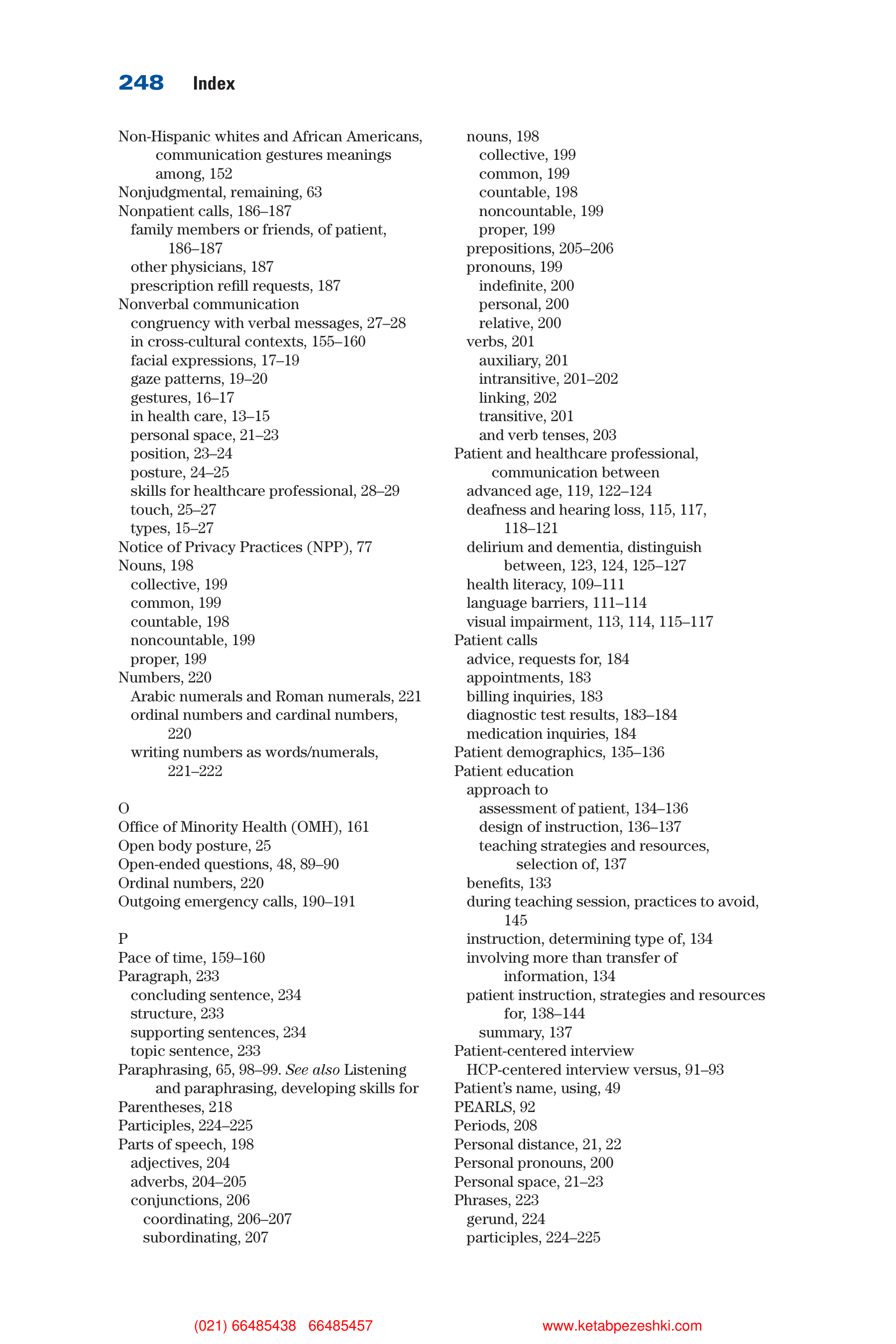 Communication Skills for Health Care Professionals — page 264