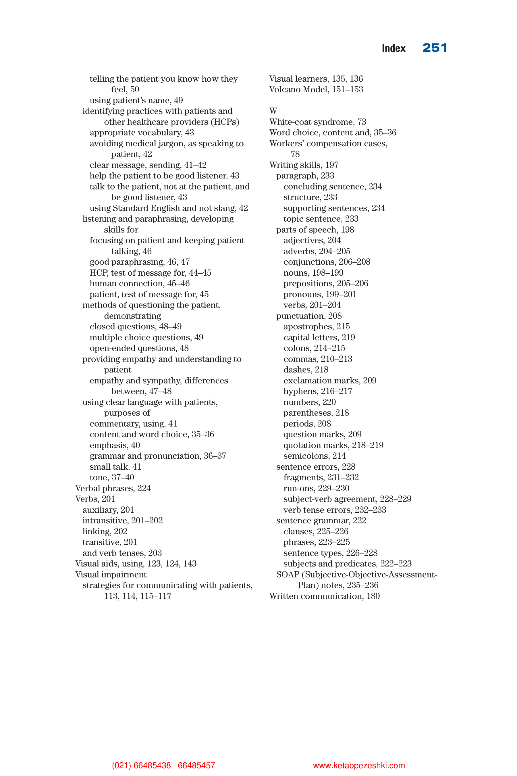 Communication Skills for Health Care Professionals — page 267
