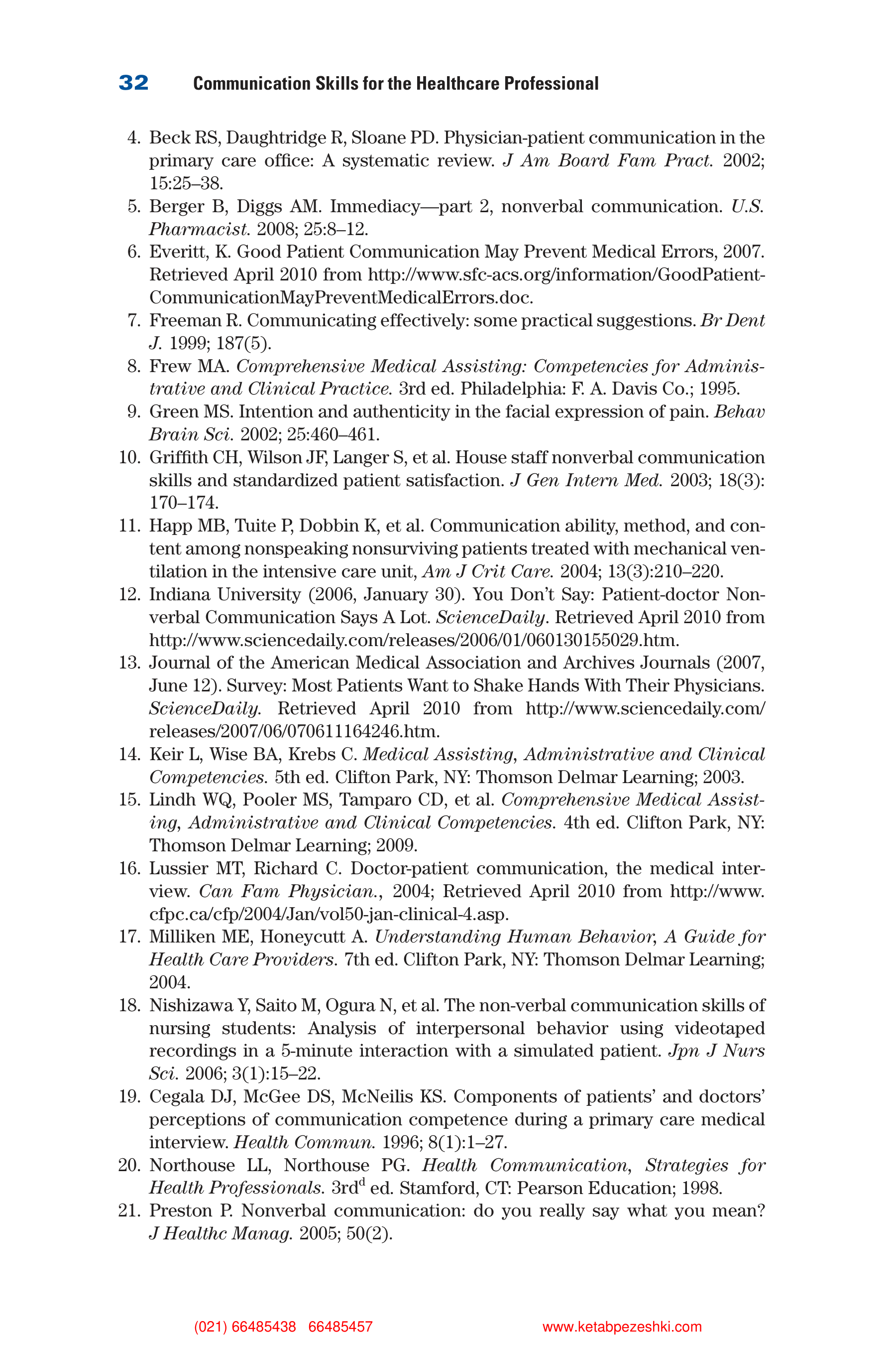 Communication Skills for Health Care Professionals — page 47