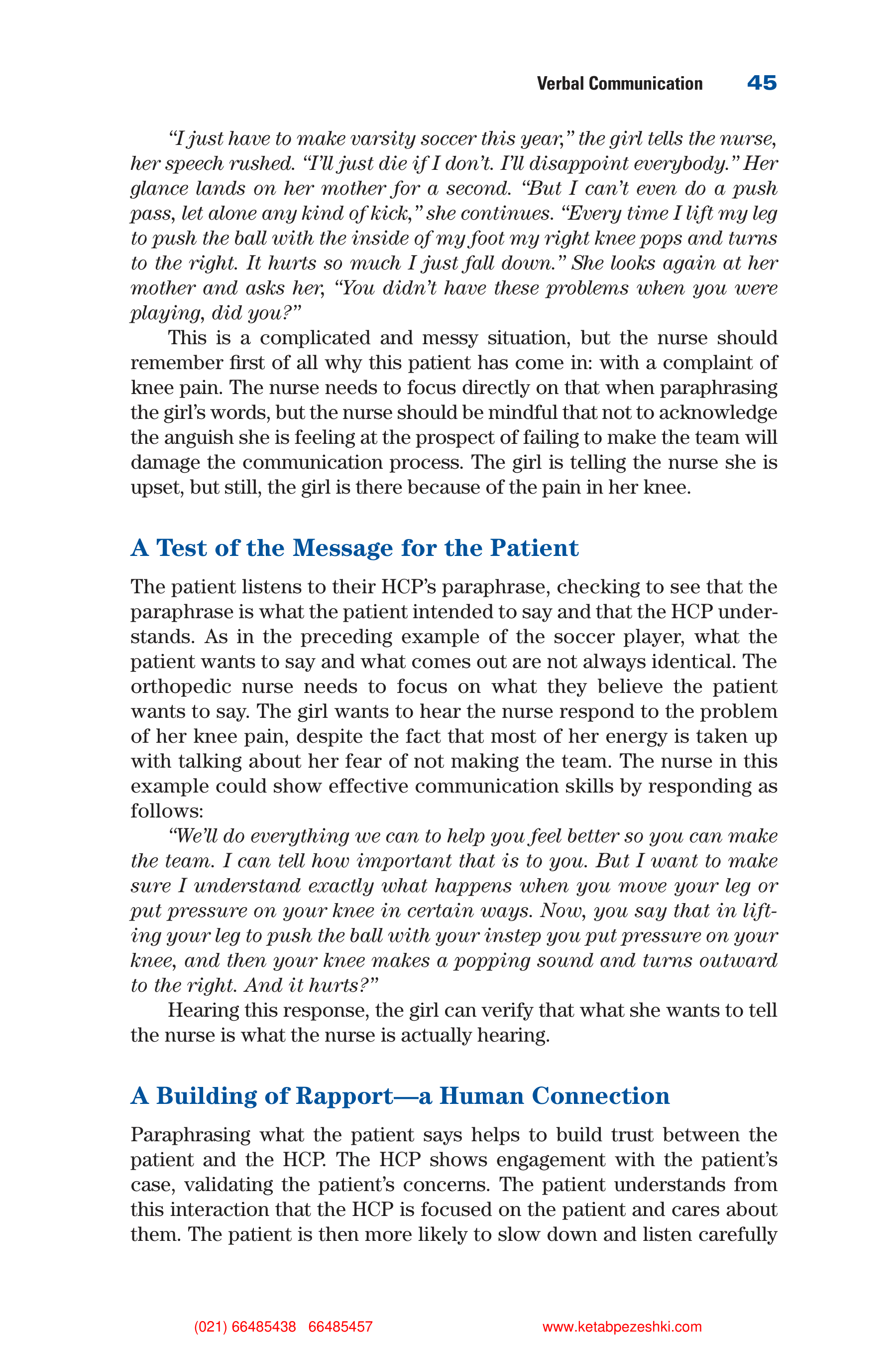 Communication Skills for Health Care Professionals — page 60