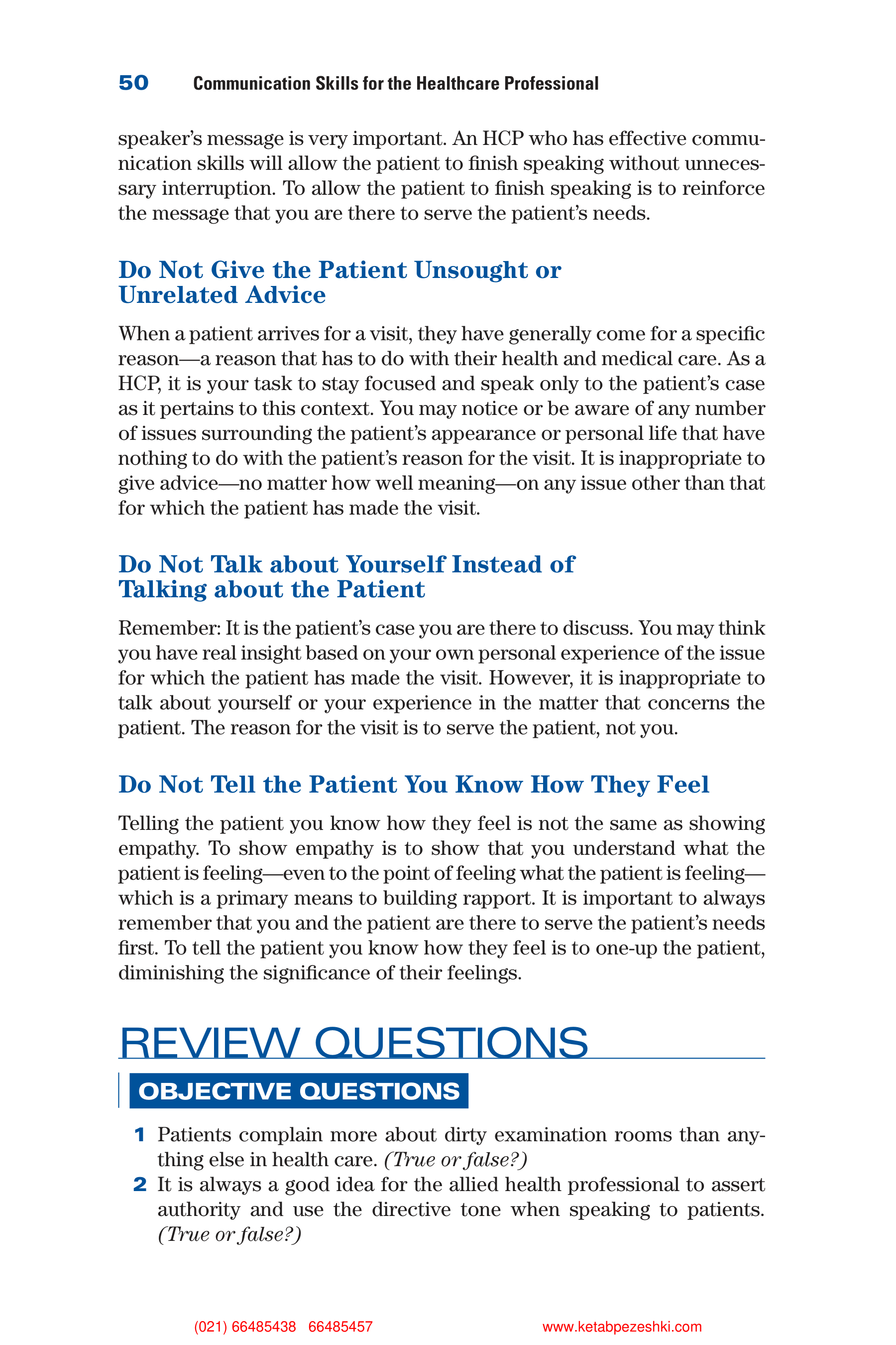 Communication Skills for Health Care Professionals — page 65