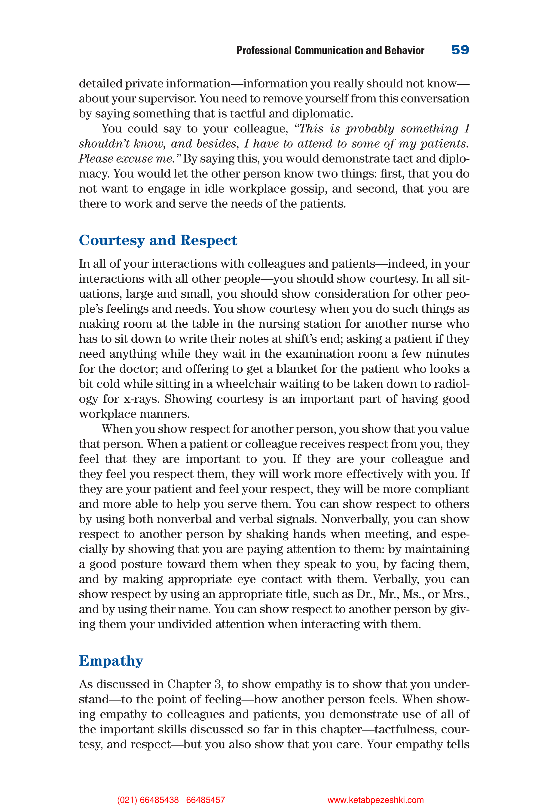 Communication Skills for Health Care Professionals — page 74
