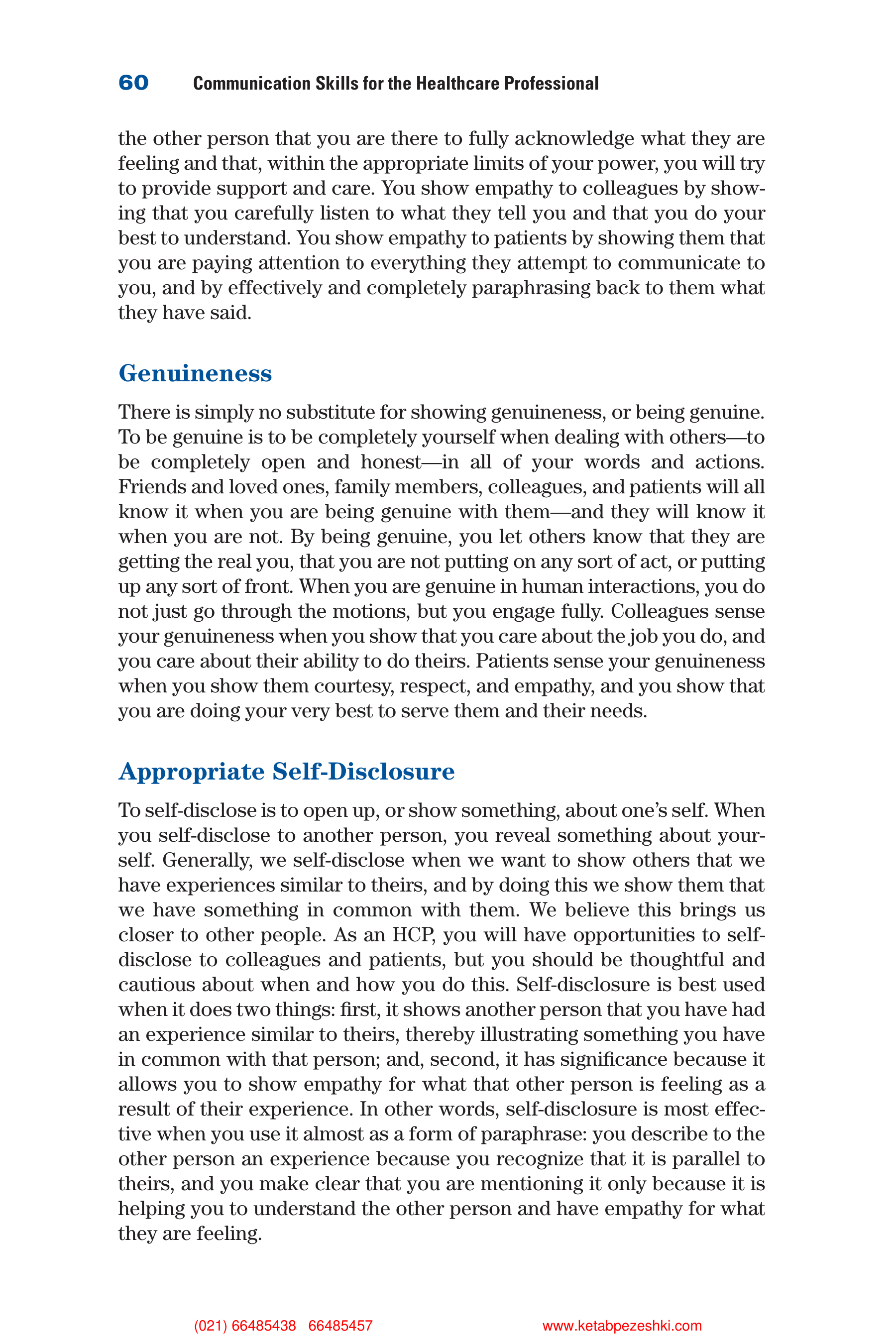 Communication Skills for Health Care Professionals — page 75