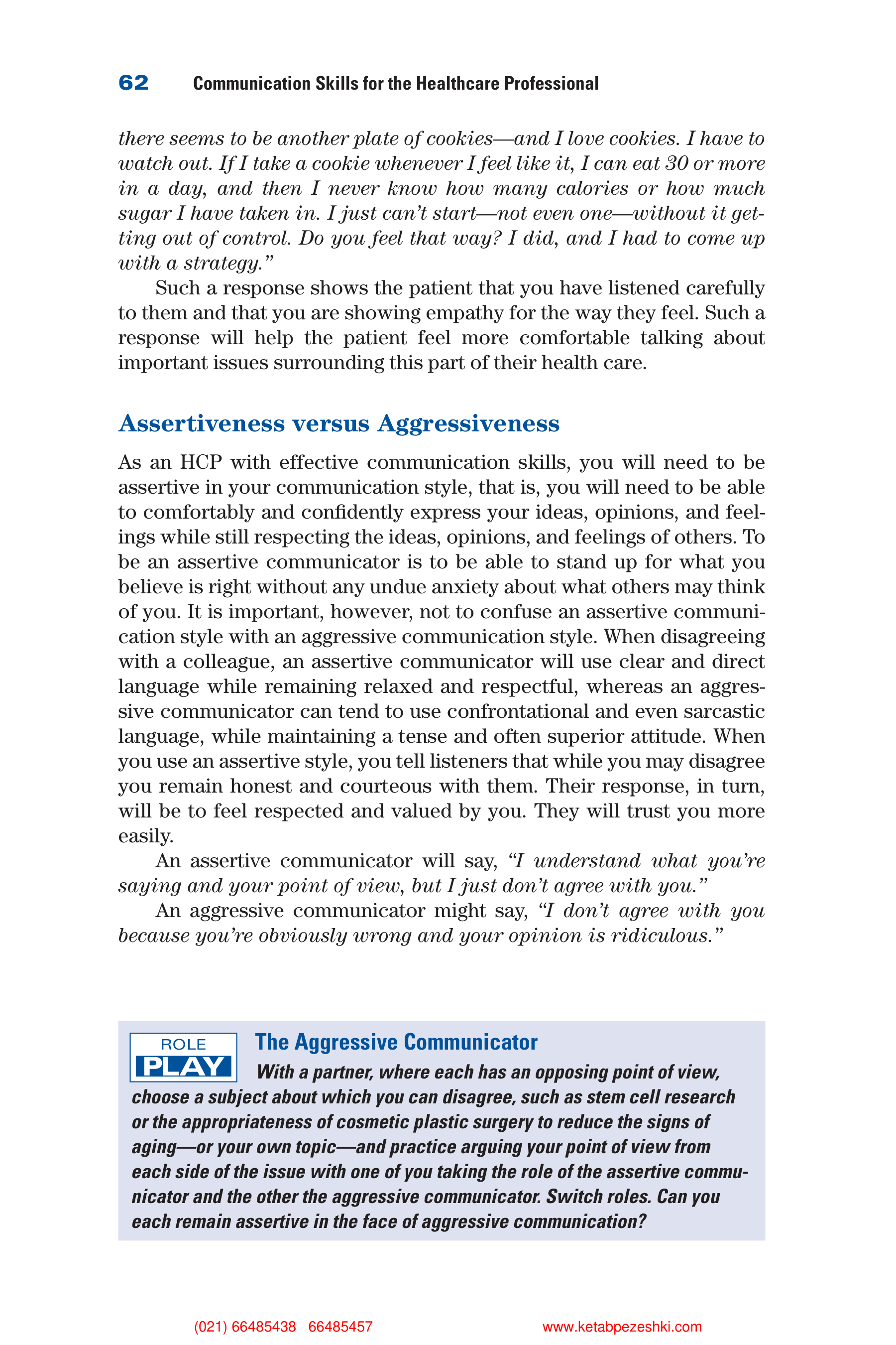 Communication Skills for Health Care Professionals — page 77