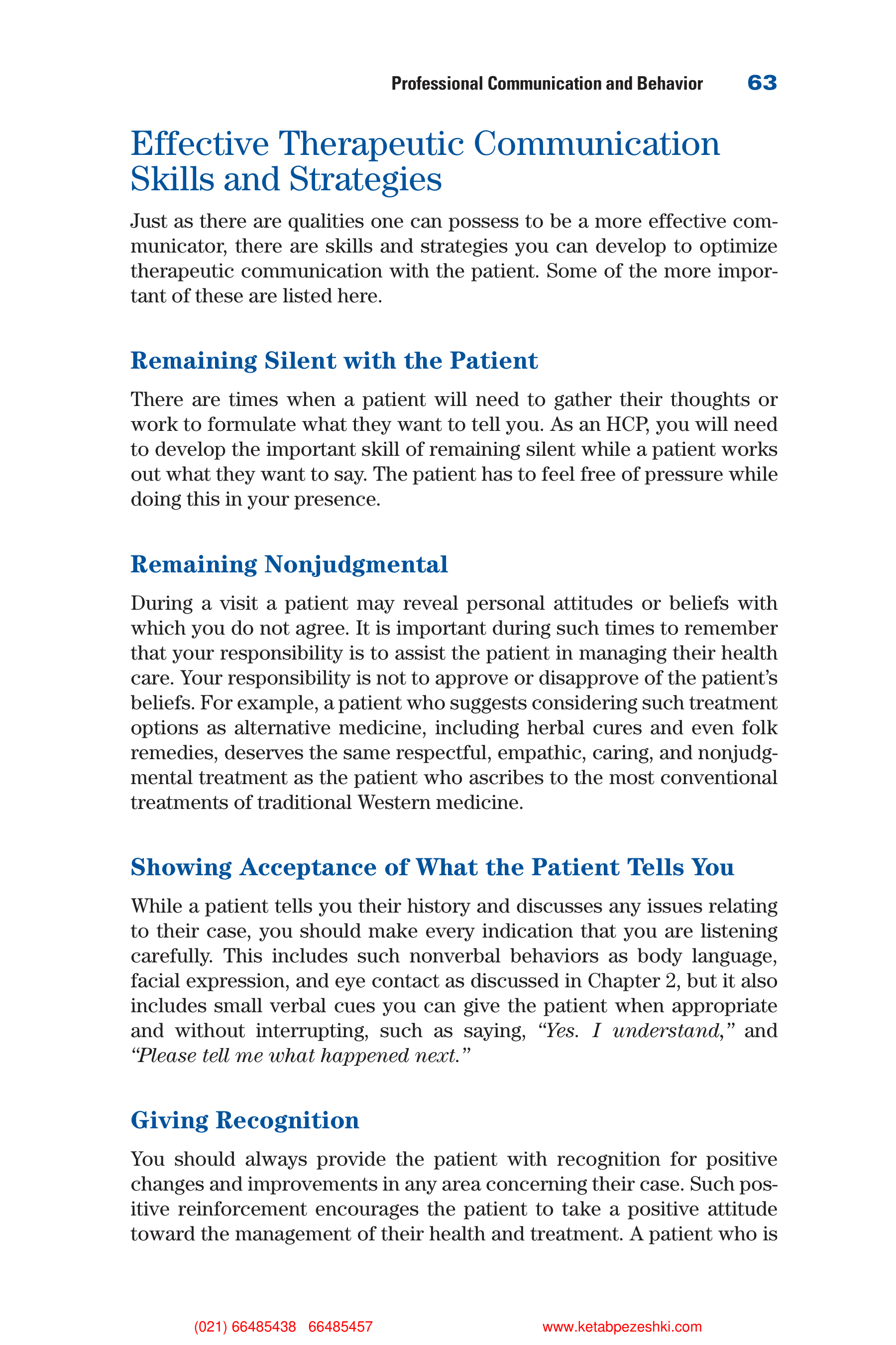 Communication Skills for Health Care Professionals — page 78