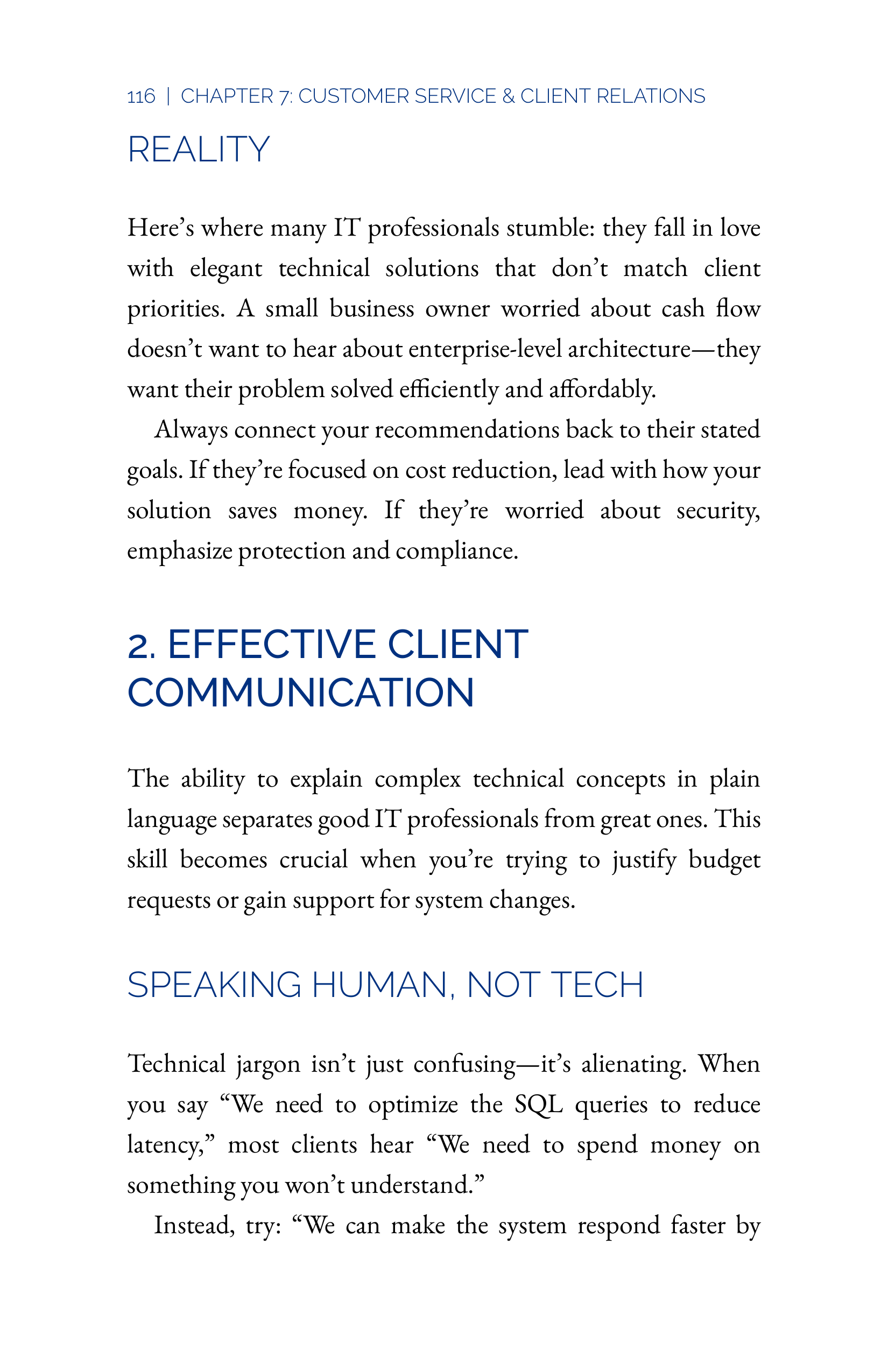 Communication Skills for IT Professionals — page 134