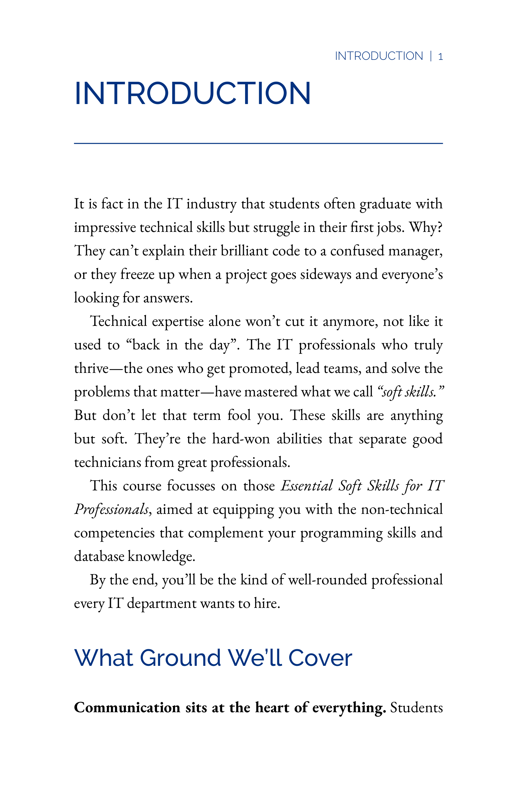 Communication Skills for IT Professionals — page 19