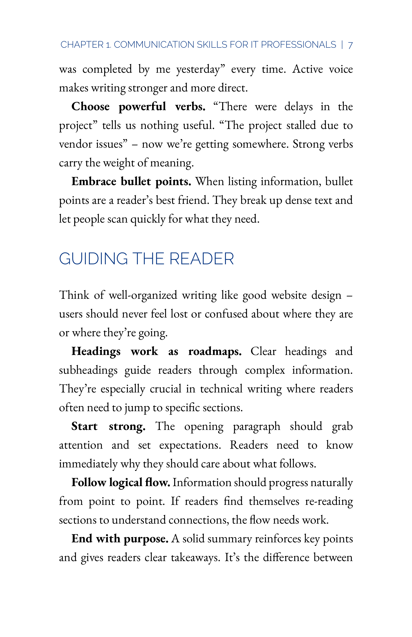 Communication Skills for IT Professionals — page 25