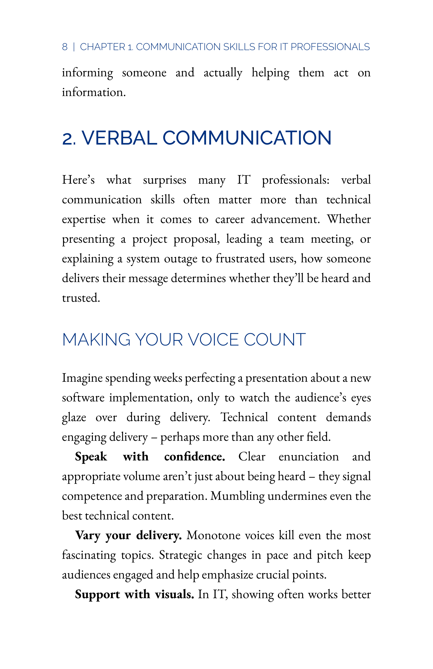 Communication Skills for IT Professionals — page 26
