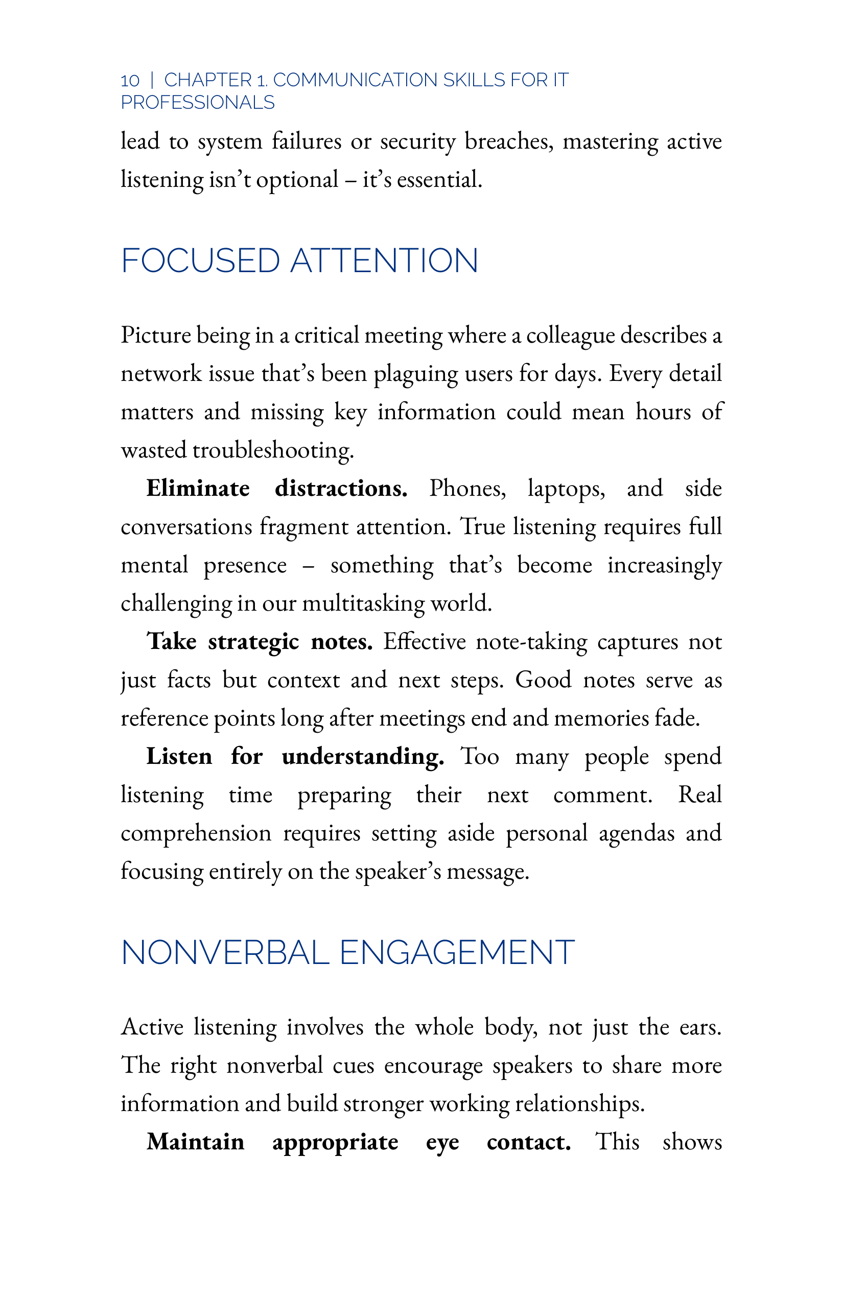 Communication Skills for IT Professionals — page 28