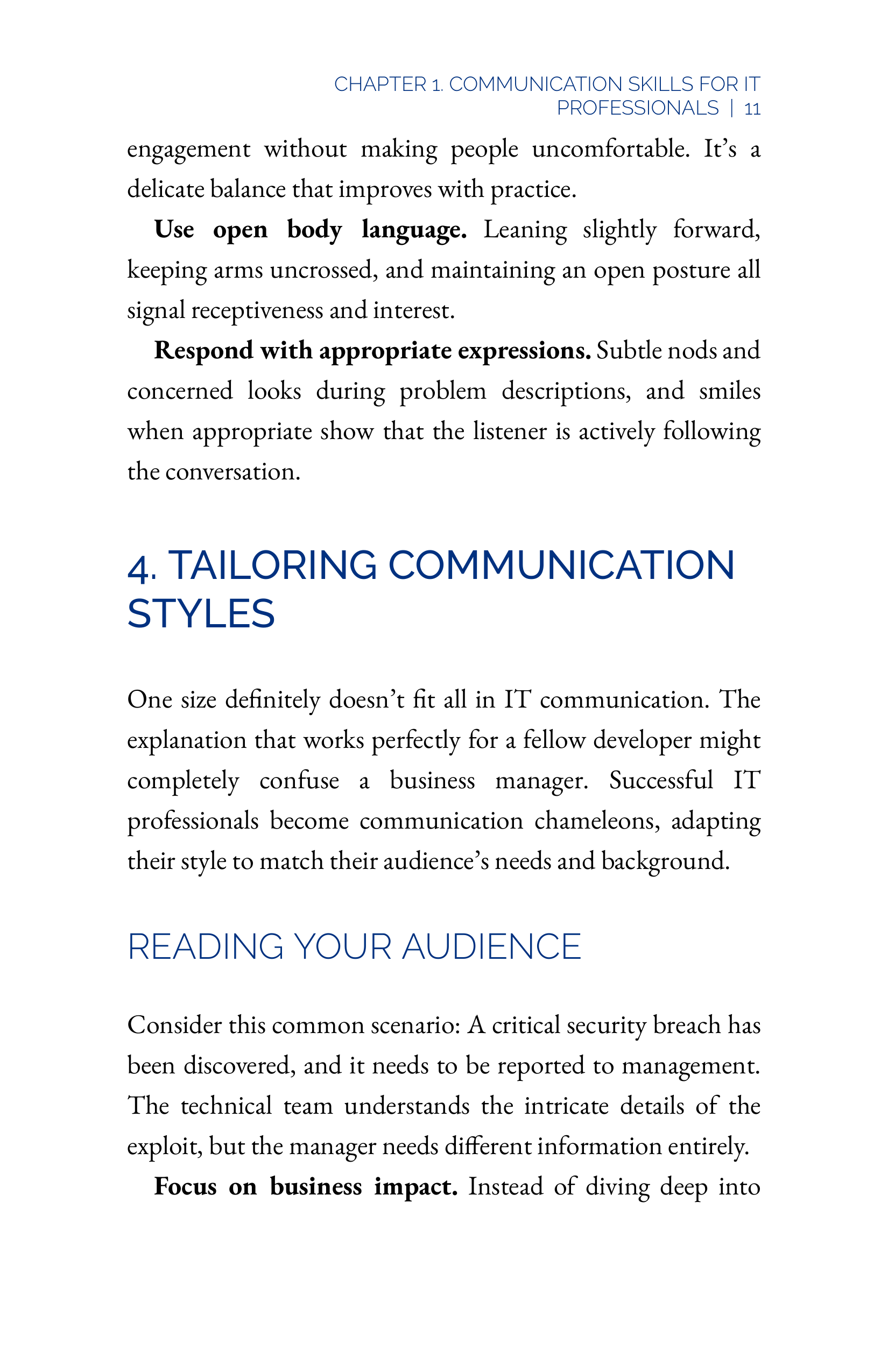 Communication Skills for IT Professionals — page 29