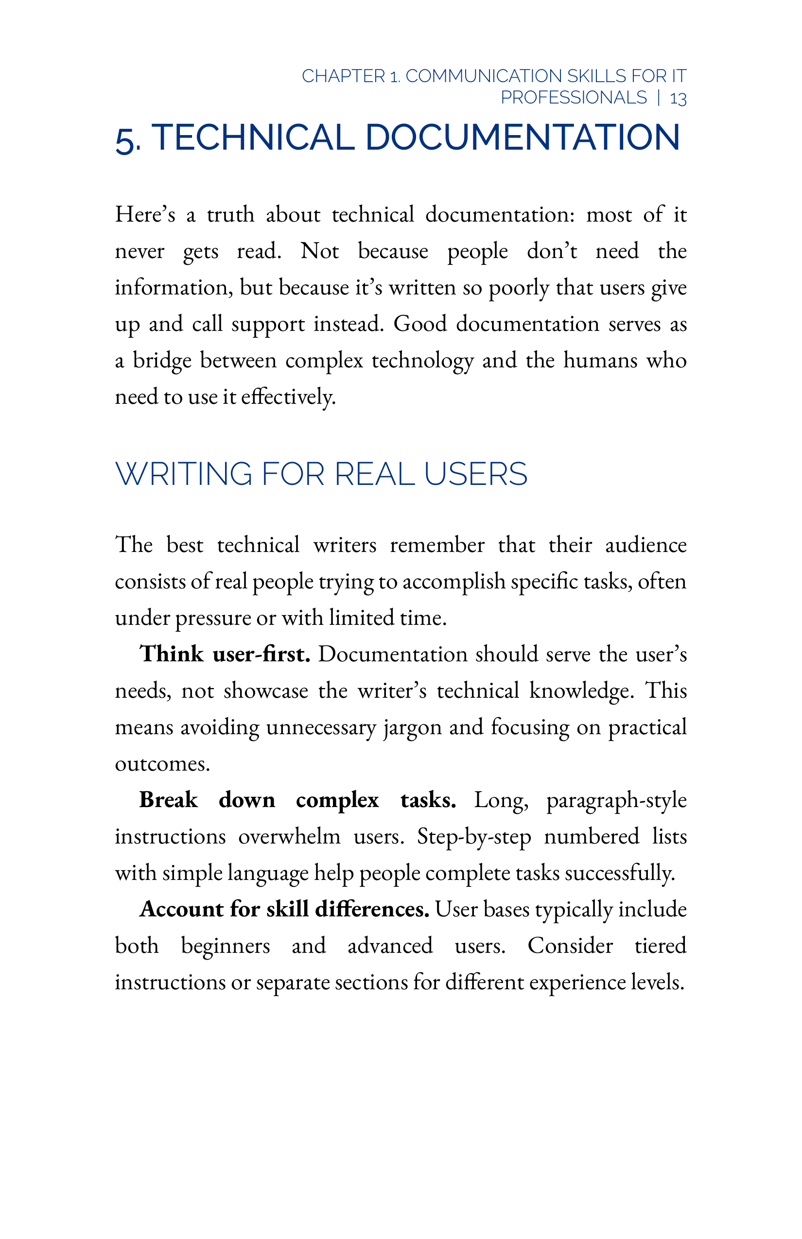Communication Skills for IT Professionals — page 31