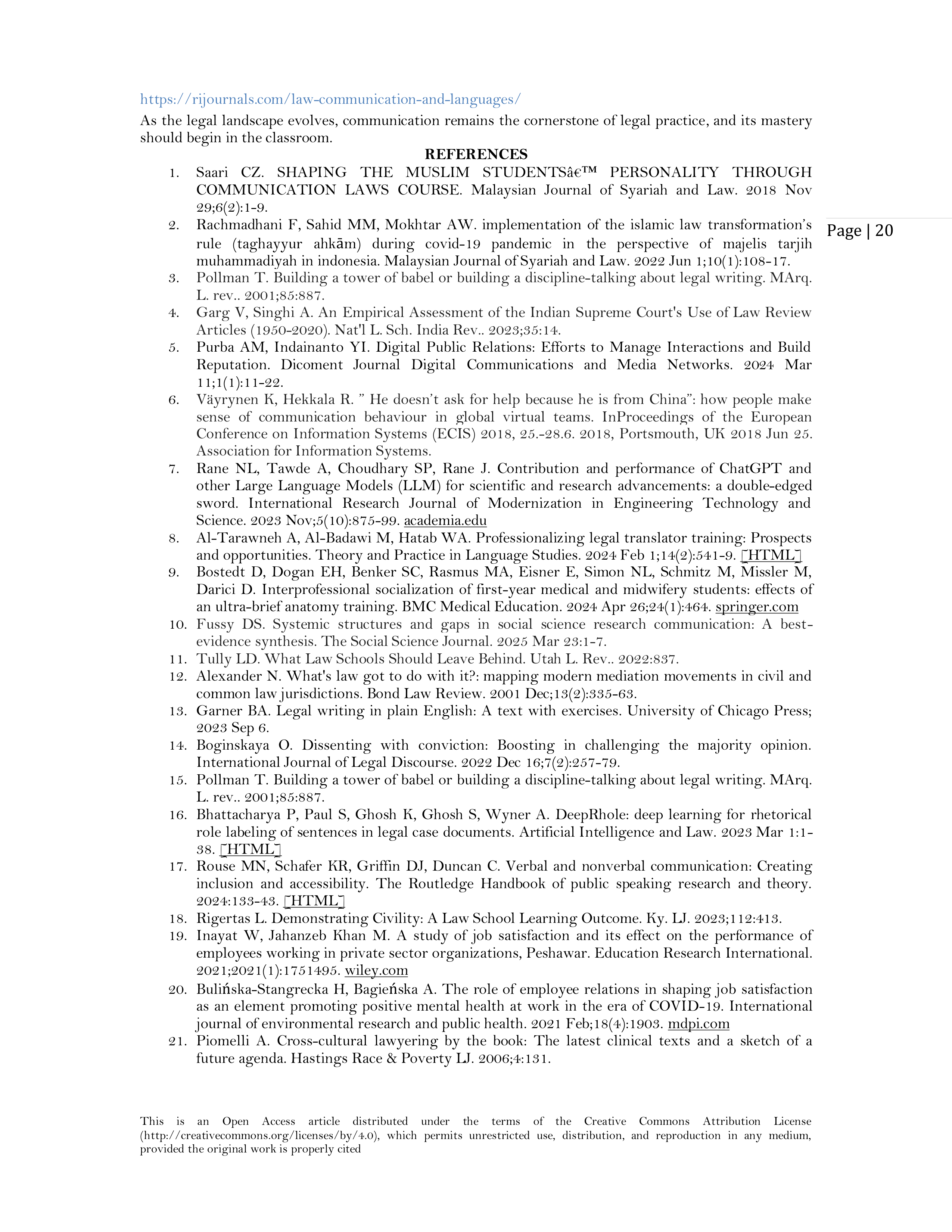Communication Skills for Law Students — page 6